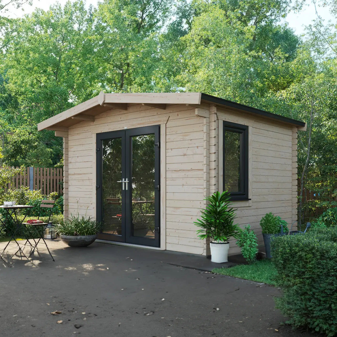Powersheds Chalet Log Cabin - 44mm