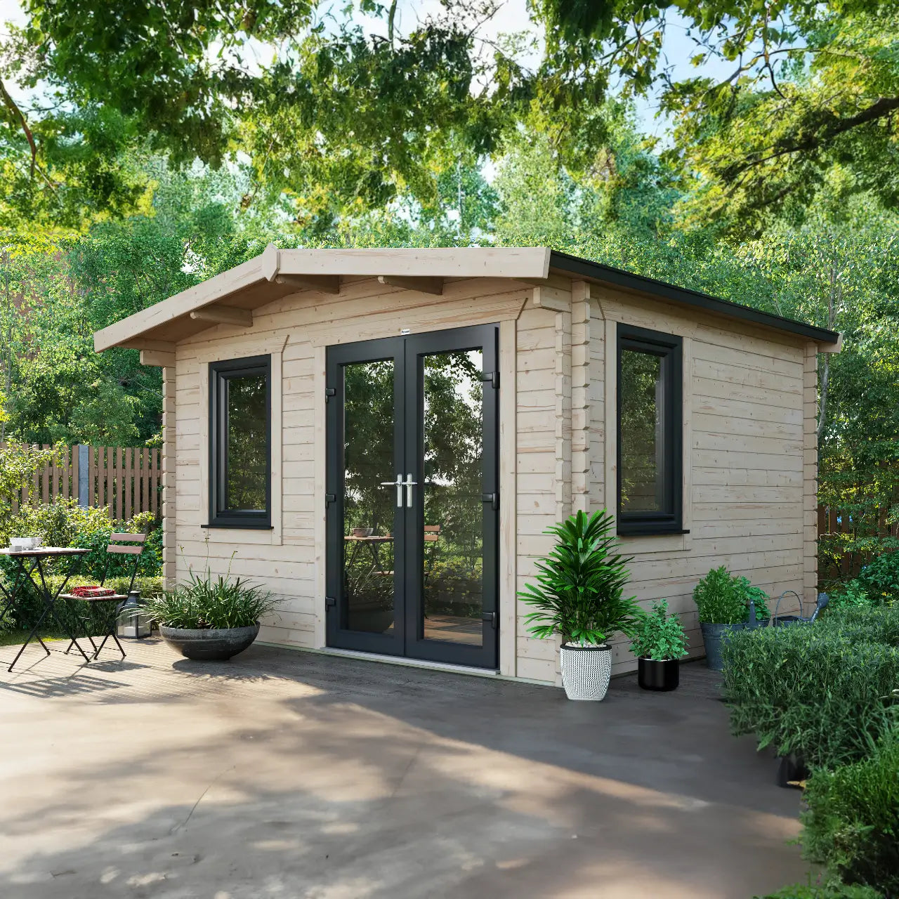 Powersheds Chalet Log Cabin - 44mm