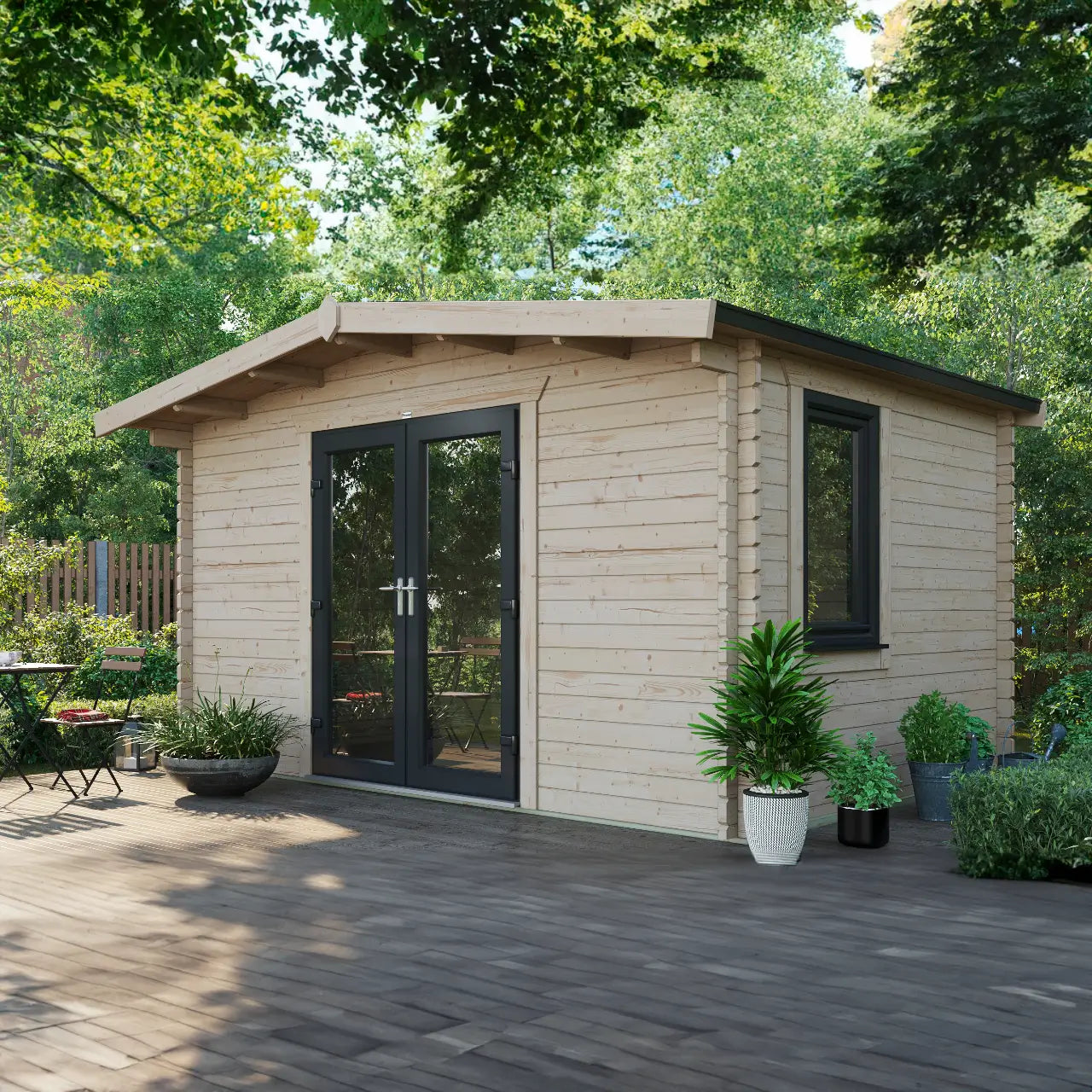 Powersheds Chalet Log Cabin - 44mm