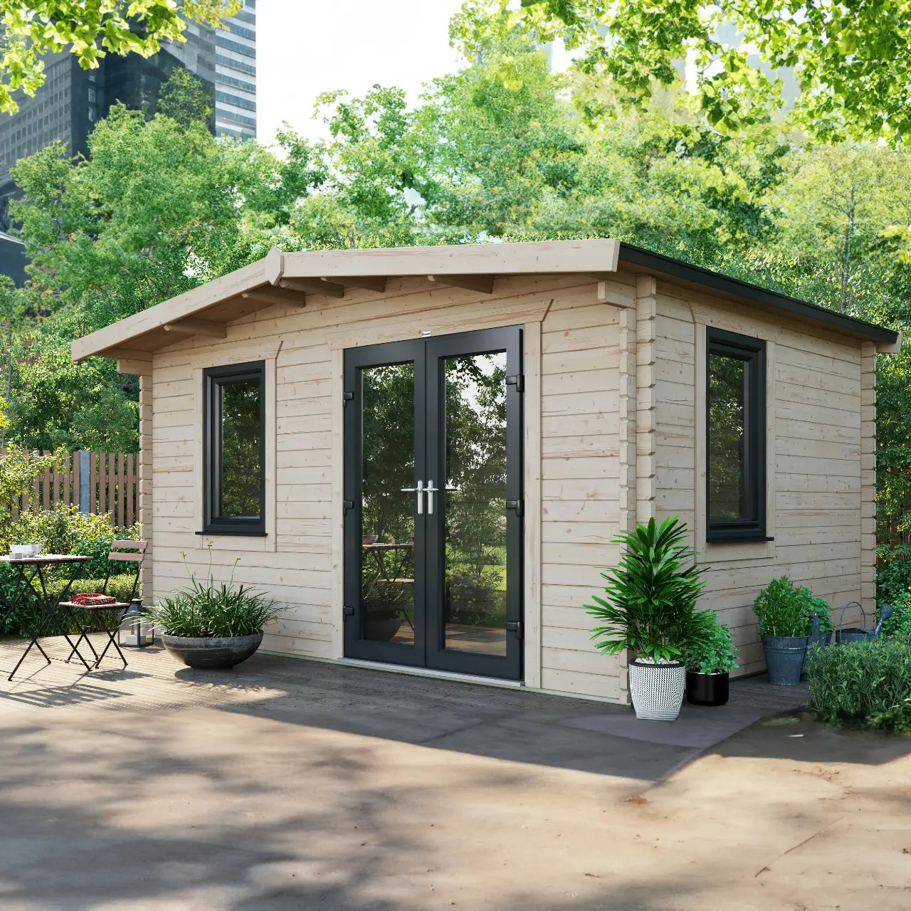Powersheds Chalet Log Cabin - 44mm