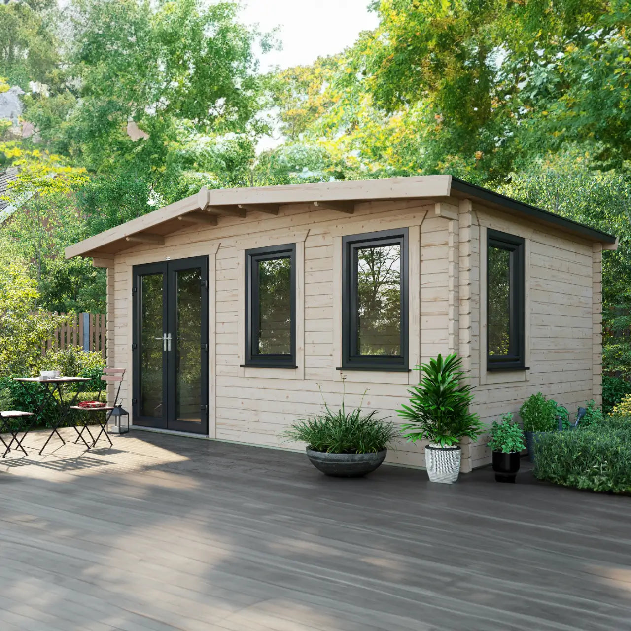 Powersheds Chalet Log Cabin - 44mm