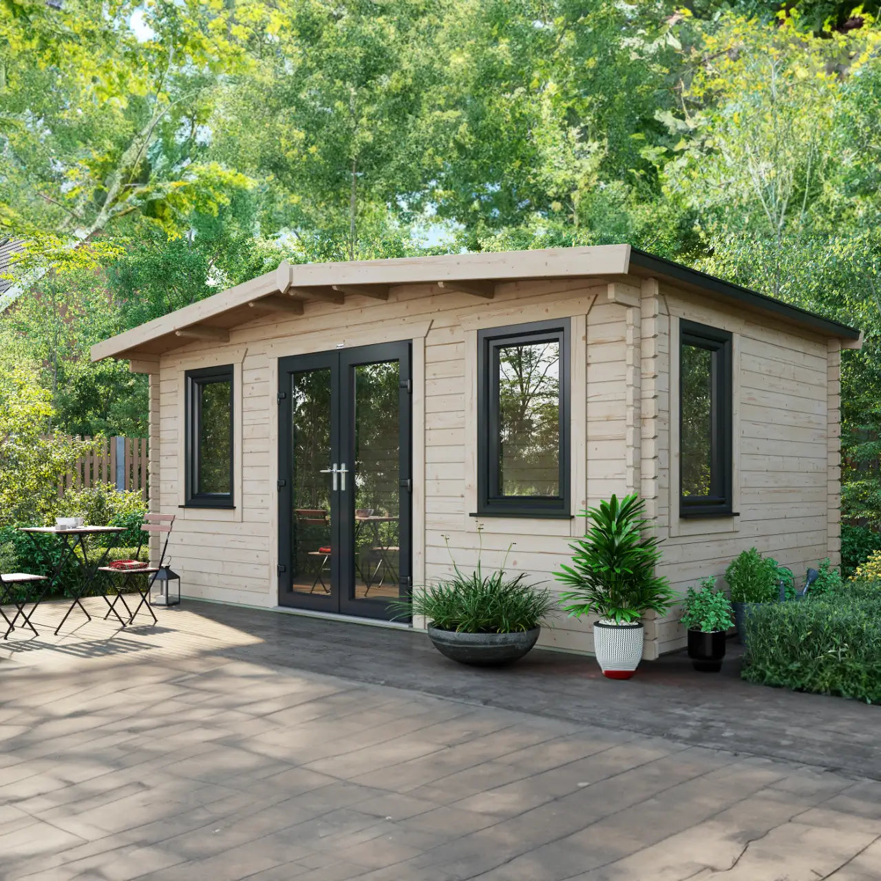 Powersheds Chalet Log Cabin - 44mm