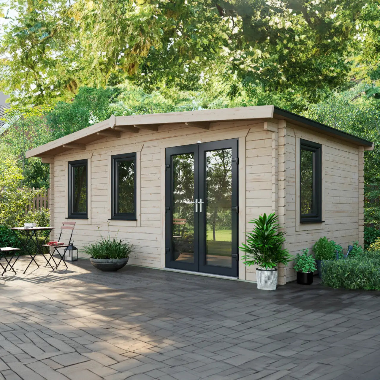 Powersheds Chalet Log Cabin - 44mm
