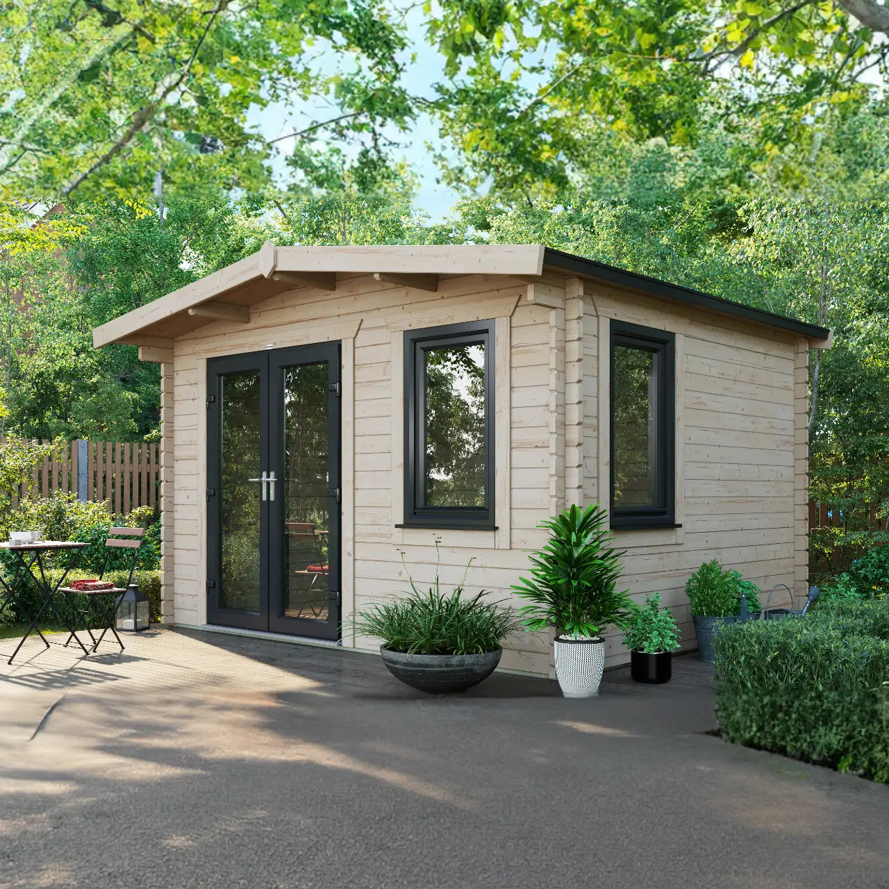 Powersheds Chalet Log Cabin - 44mm