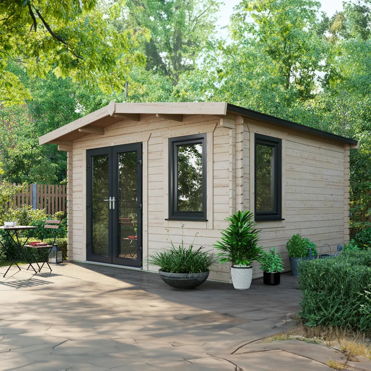 Powersheds Chalet Log Cabin - 44mm