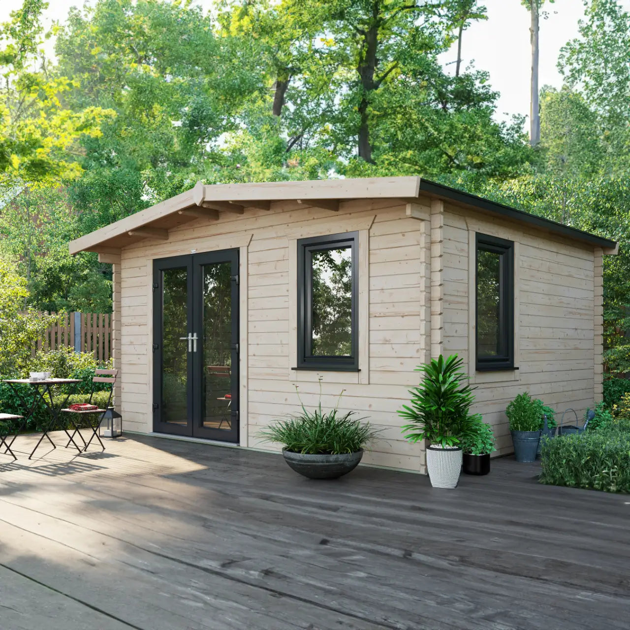 Powersheds Chalet Log Cabin - 44mm