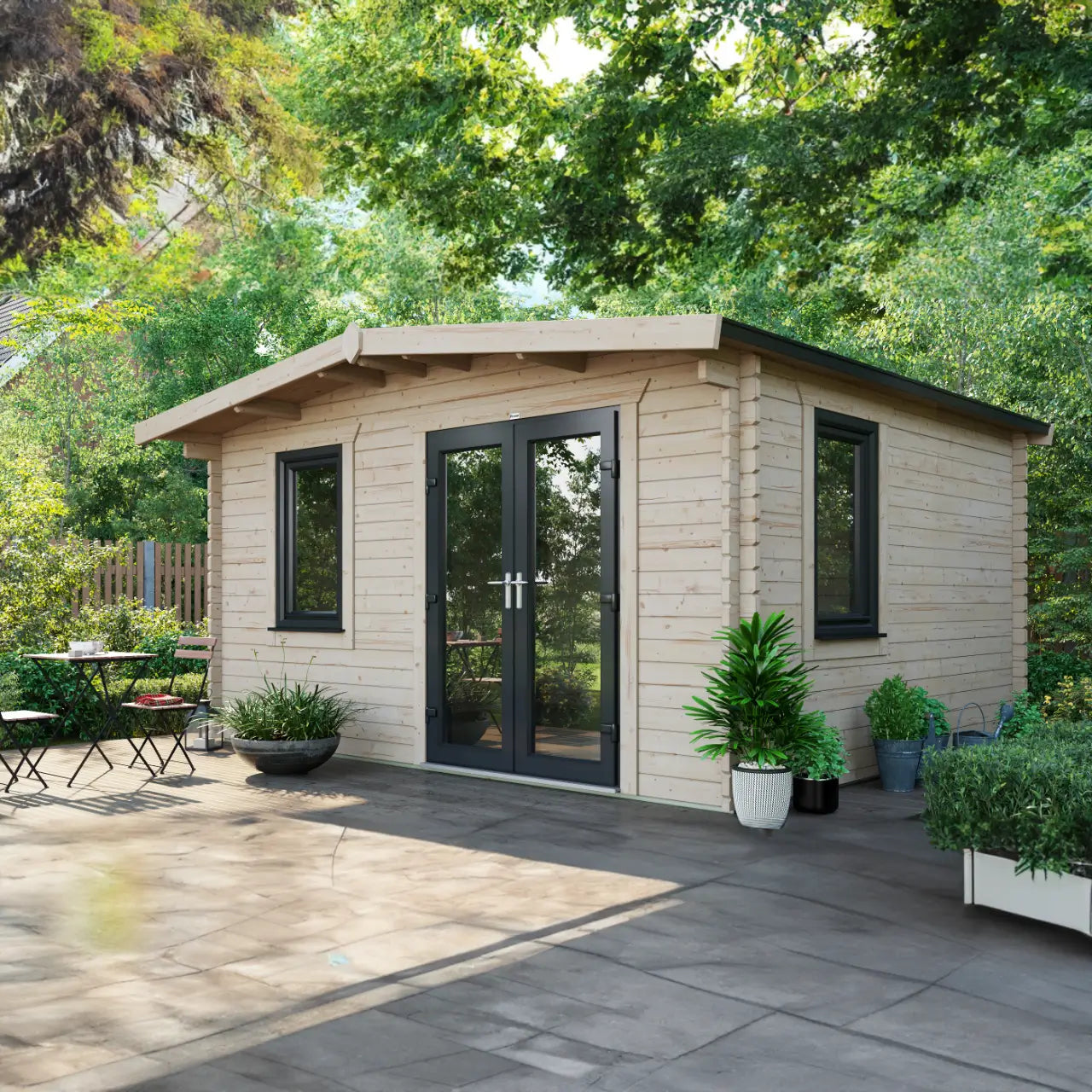 Powersheds Chalet Log Cabin - 44mm