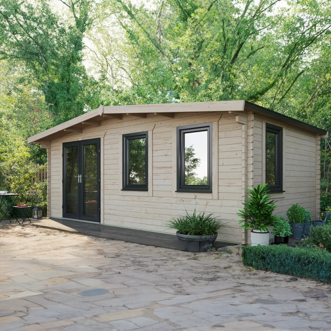 Powersheds Chalet Log Cabin - 44mm
