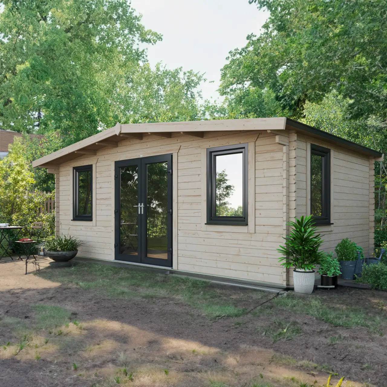 Powersheds Chalet Log Cabin - 44mm