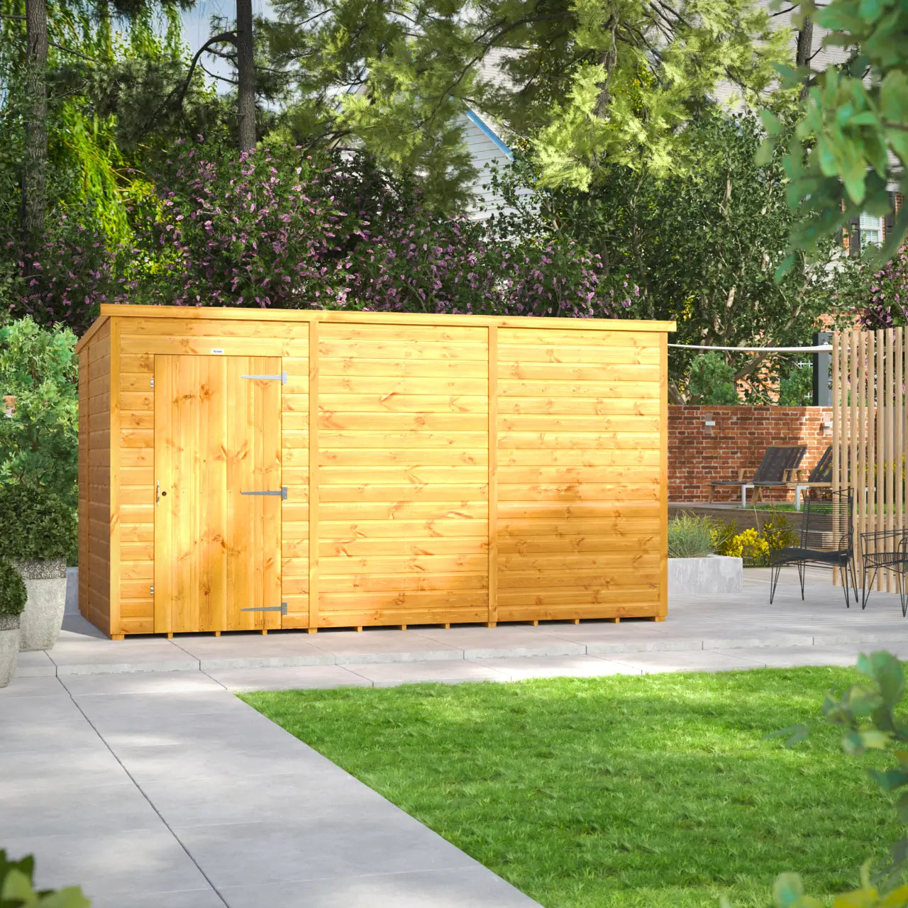 Powersheds Pent Windowless Shed