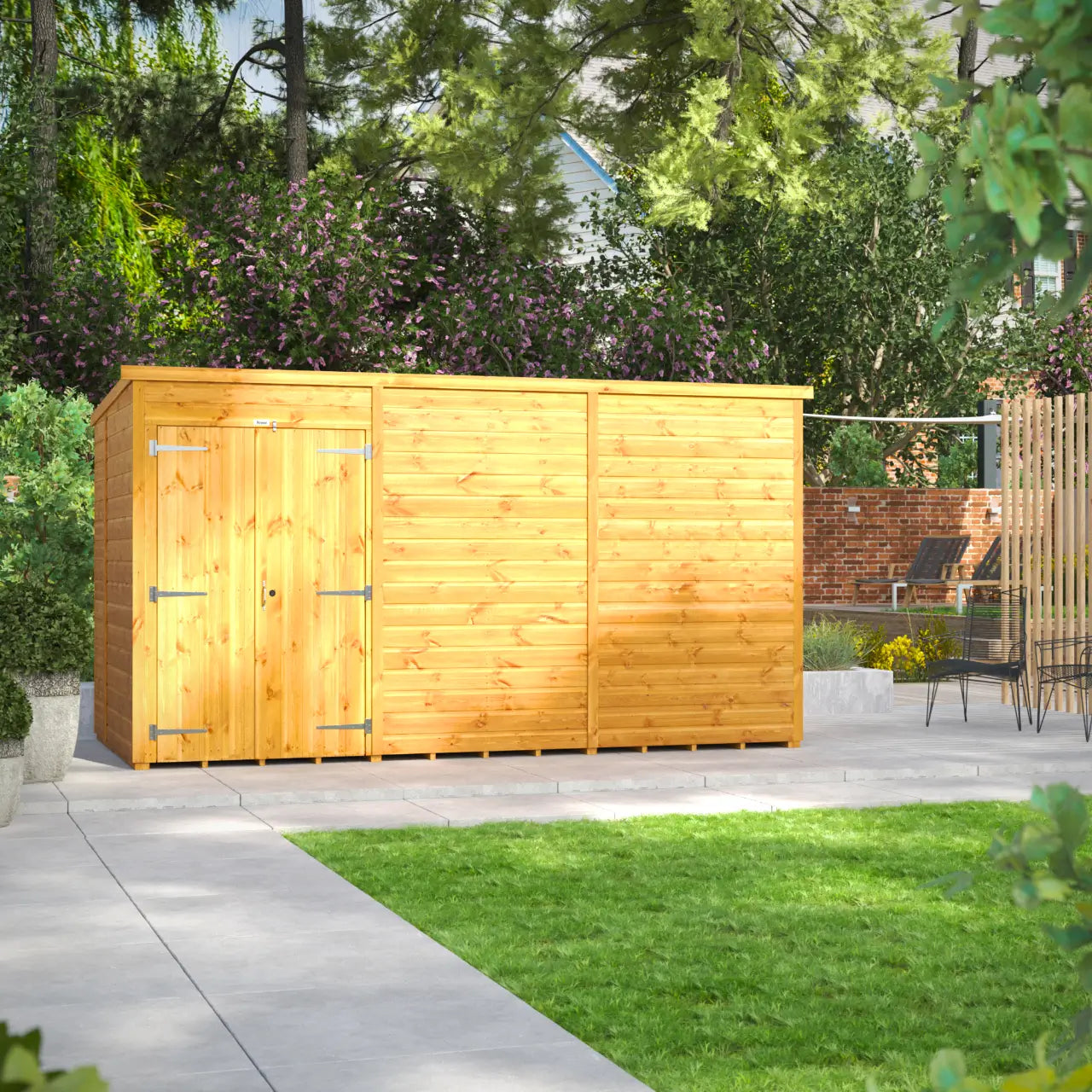 Powersheds Pent Windowless Shed