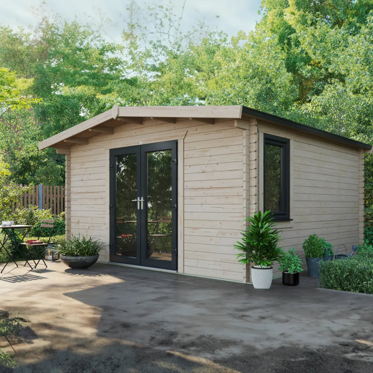 Powersheds Chalet Log Cabin - 44mm