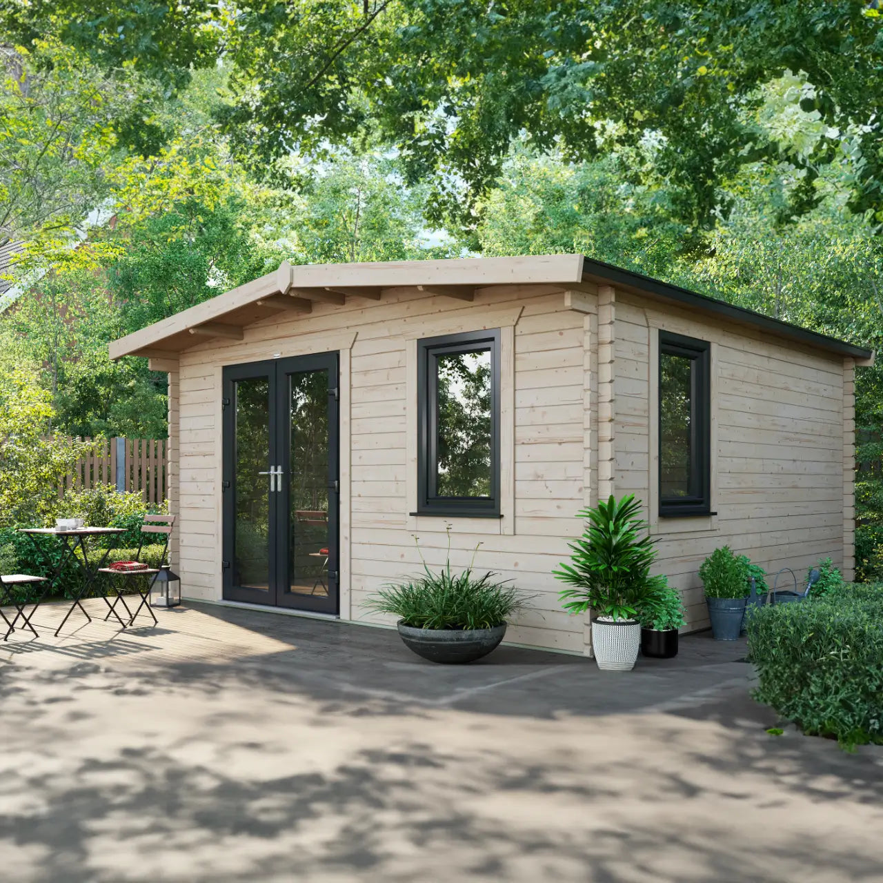 Powersheds Chalet Log Cabin - 44mm