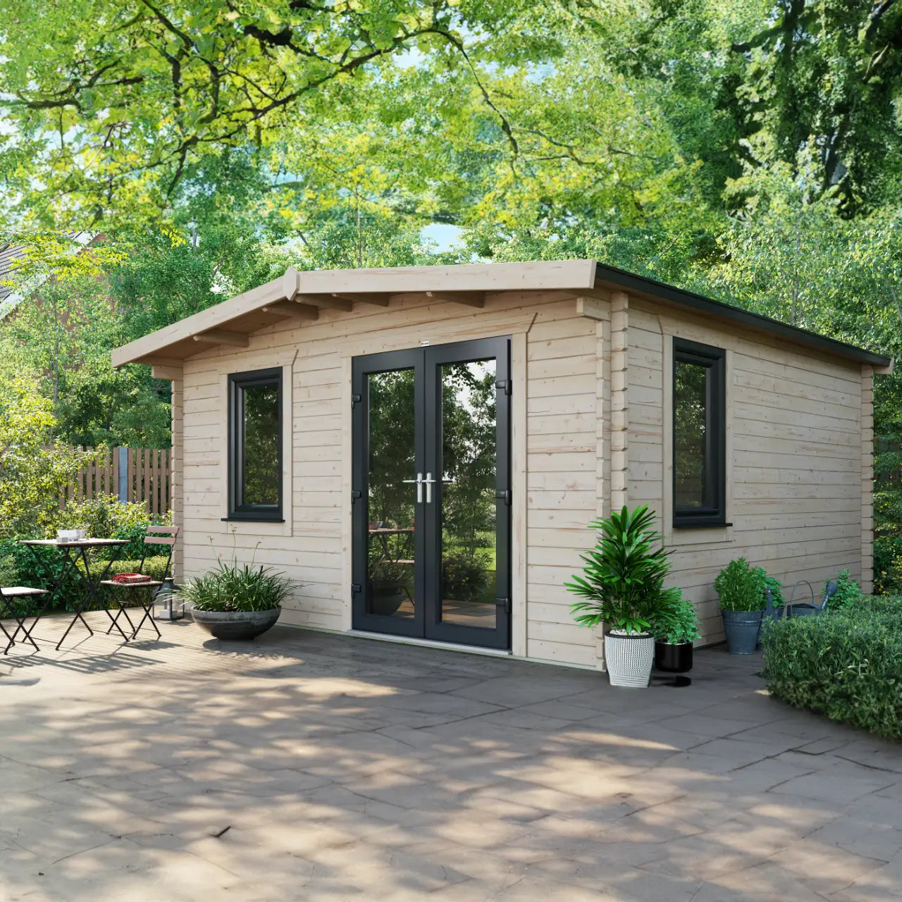 Powersheds Chalet Log Cabin - 44mm
