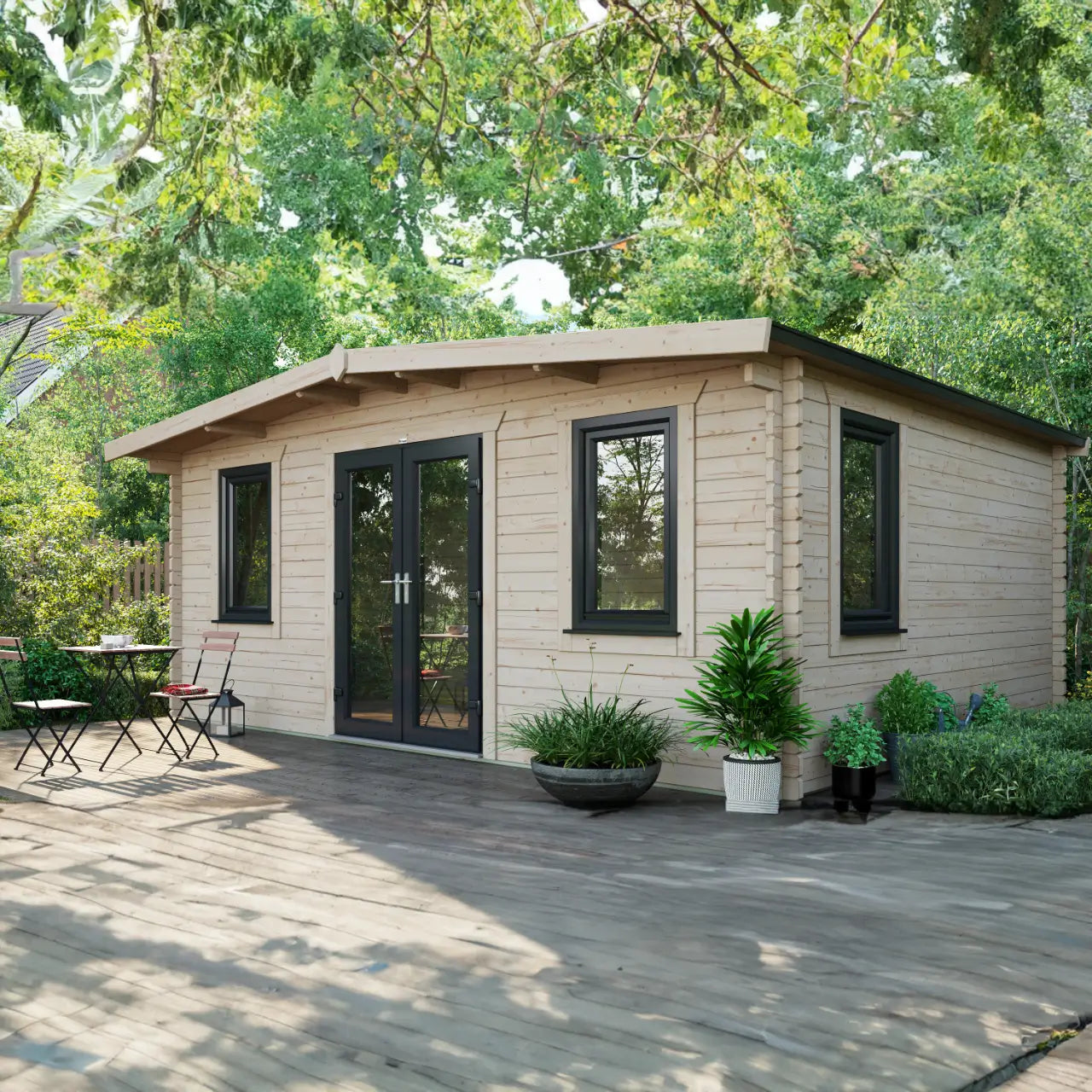 Powersheds Chalet Log Cabin - 44mm
