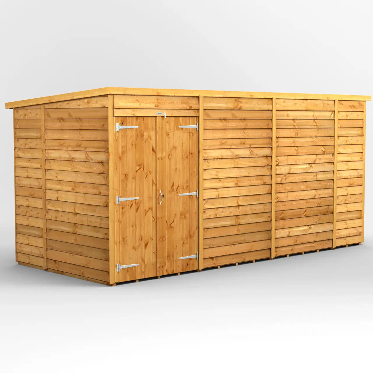 Powersheds Overlap Pent Windowless Shed