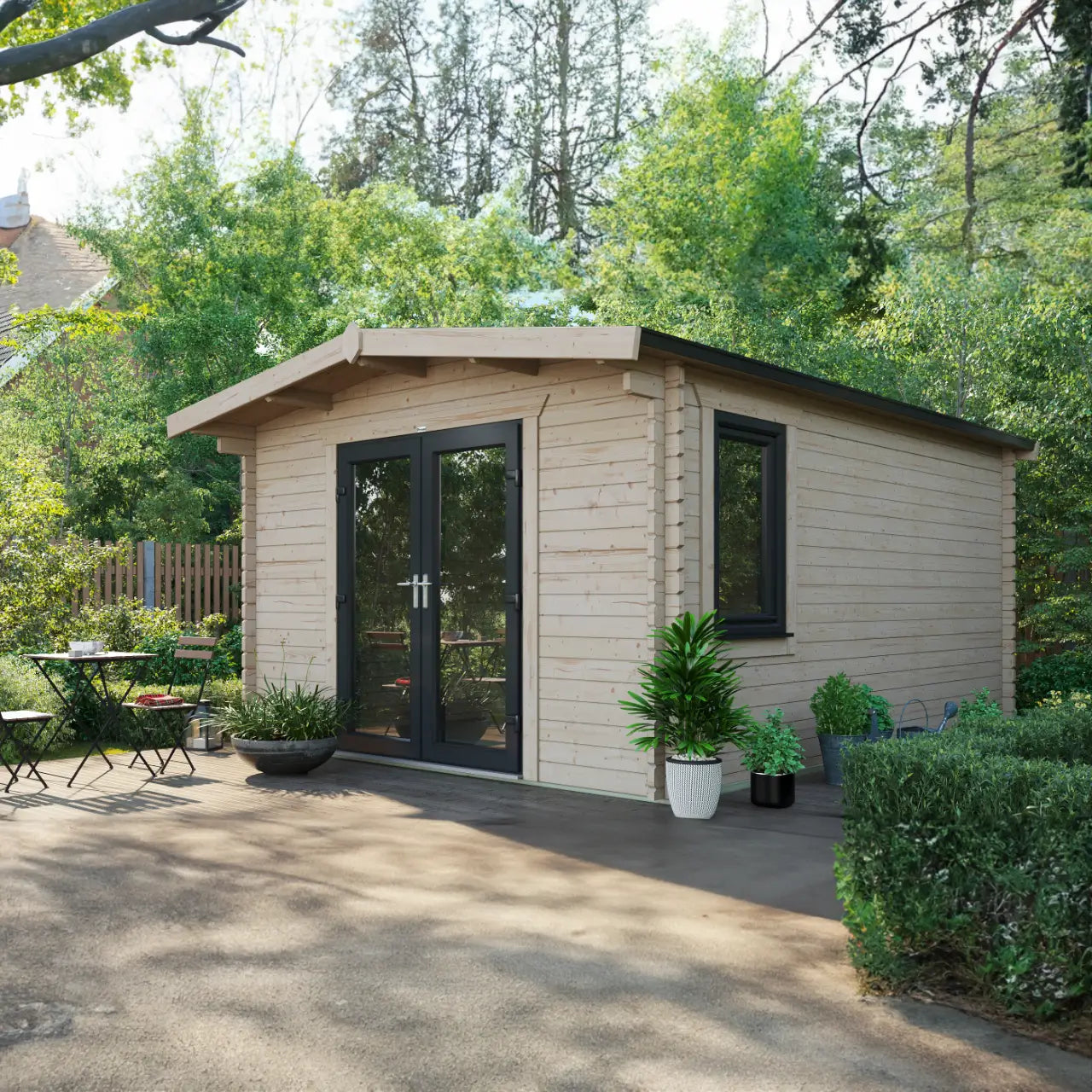 Powersheds Chalet Log Cabin - 44mm