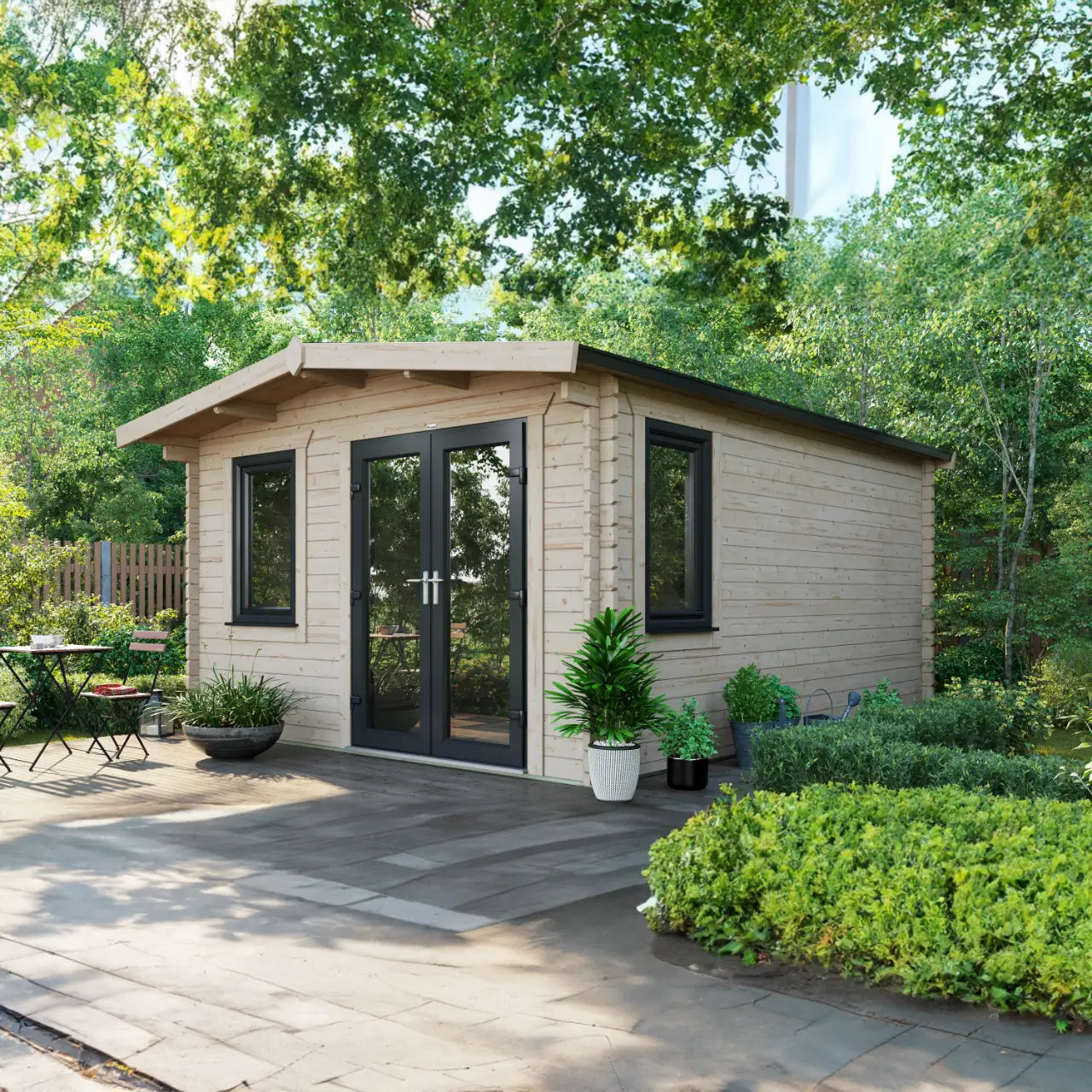 Powersheds Chalet Log Cabin - 44mm