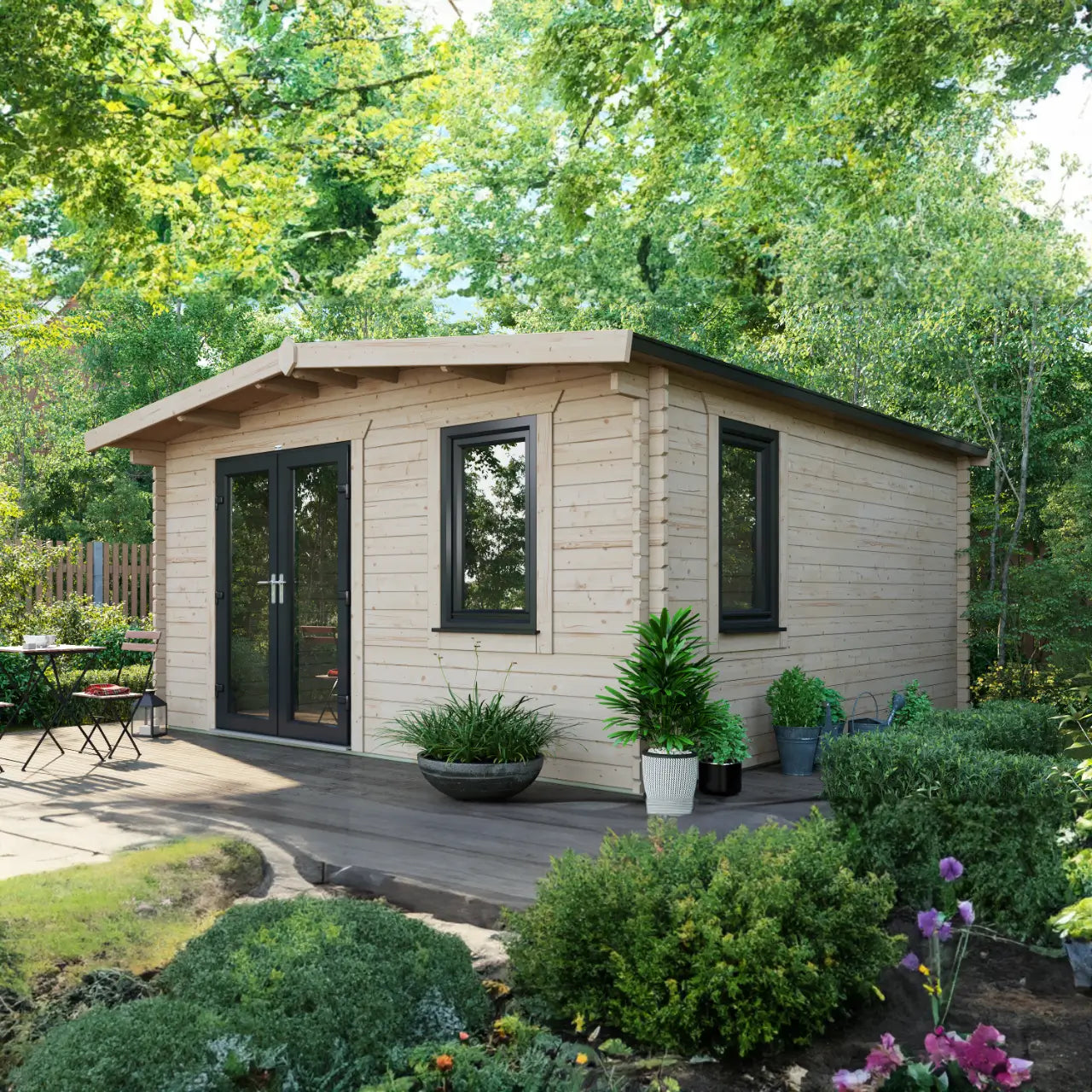 Powersheds Chalet Log Cabin - 44mm