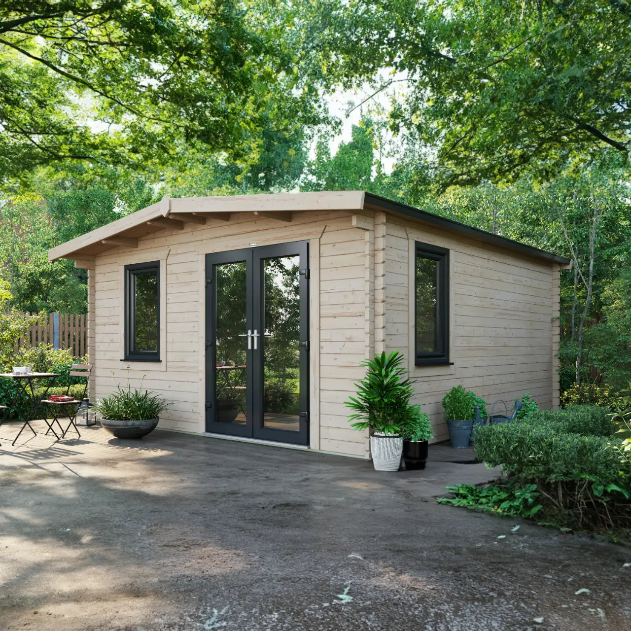 Powersheds Chalet Log Cabin - 44mm