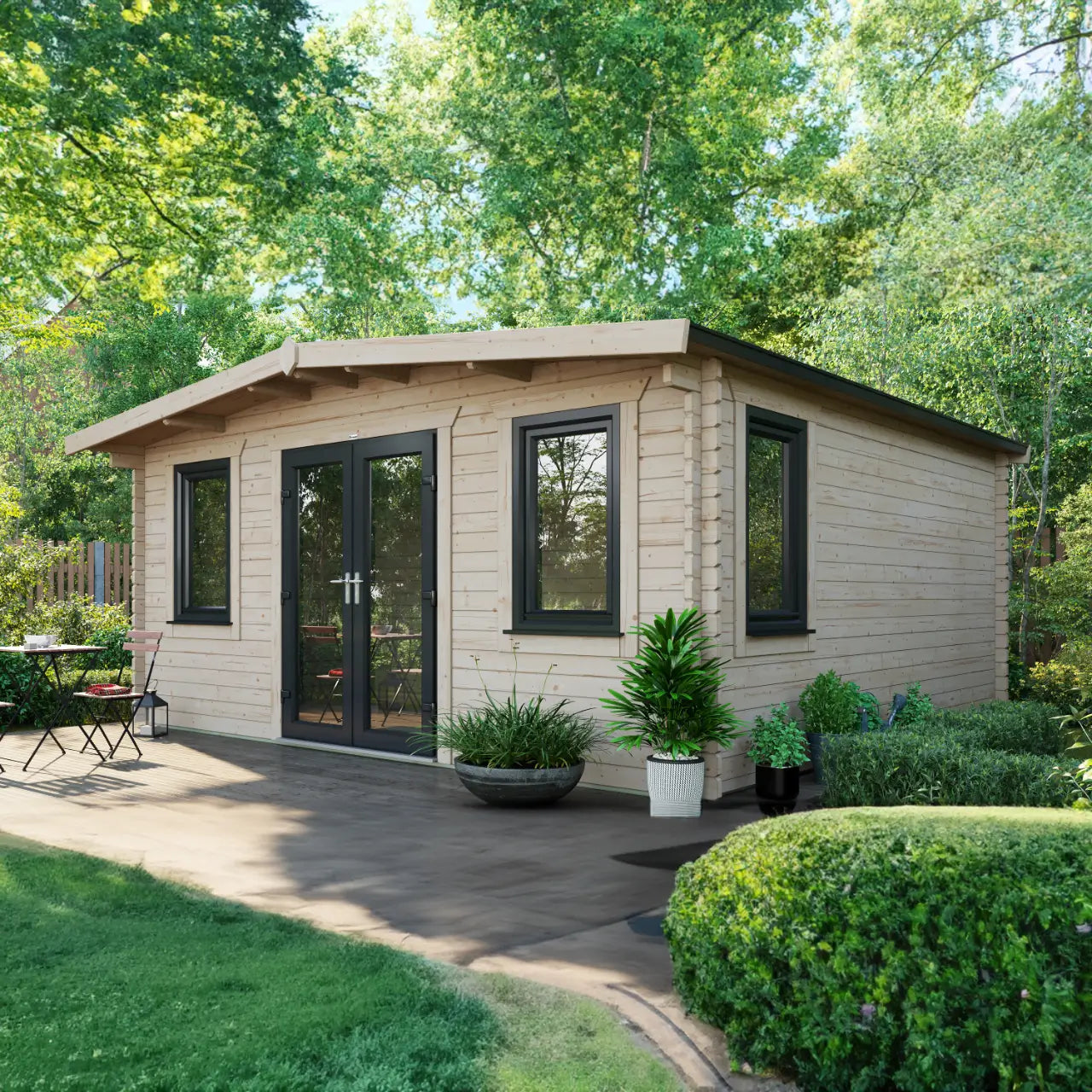Powersheds Chalet Log Cabin - 44mm