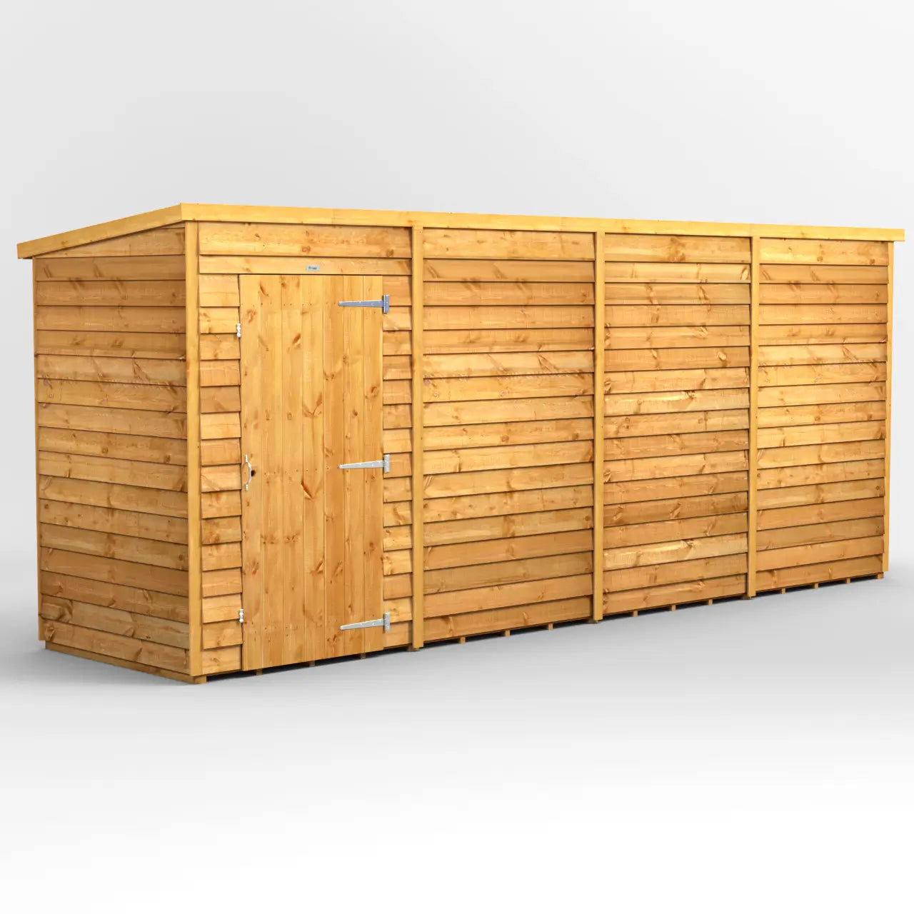Powersheds Overlap Pent Windowless Shed