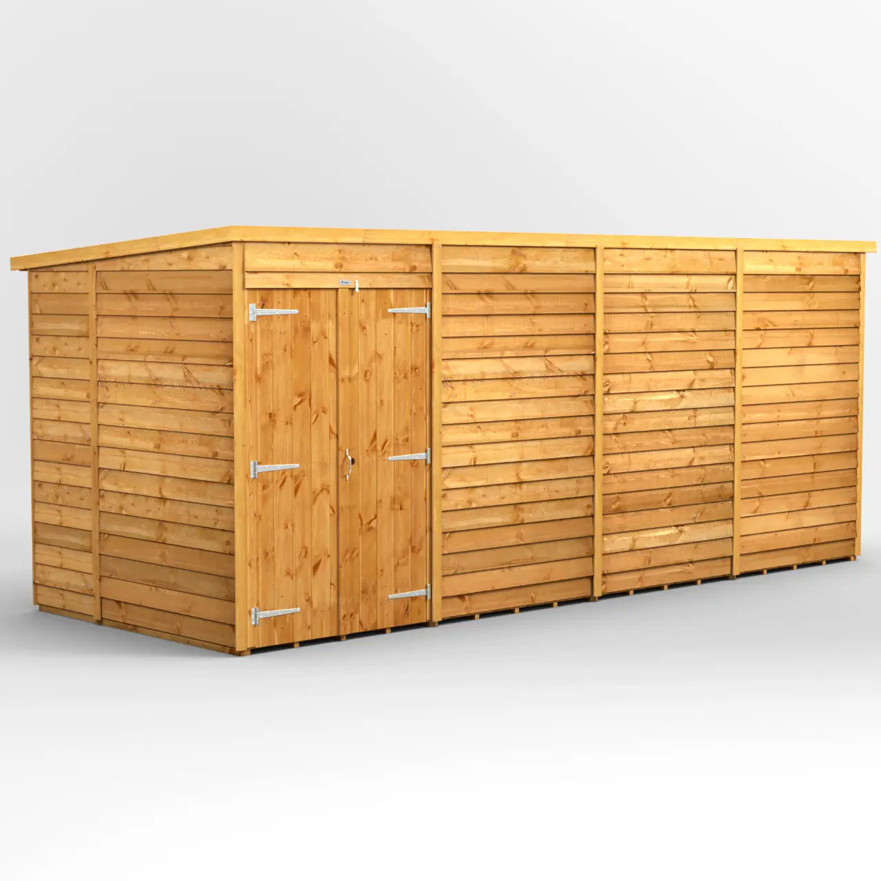 Powersheds Overlap Pent Windowless Shed