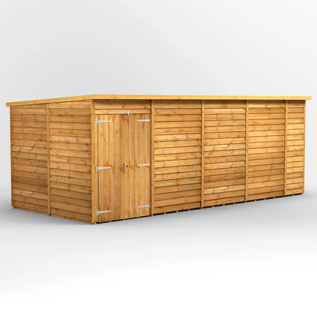 Powersheds Overlap Pent Windowless Shed