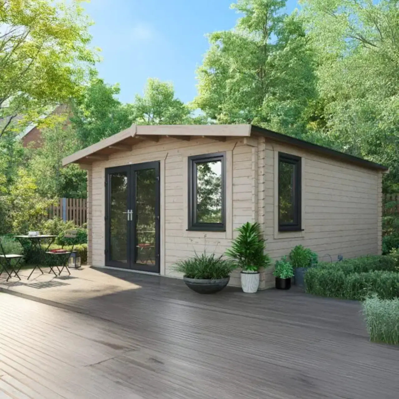 Powersheds Chalet Log Cabin - 44mm