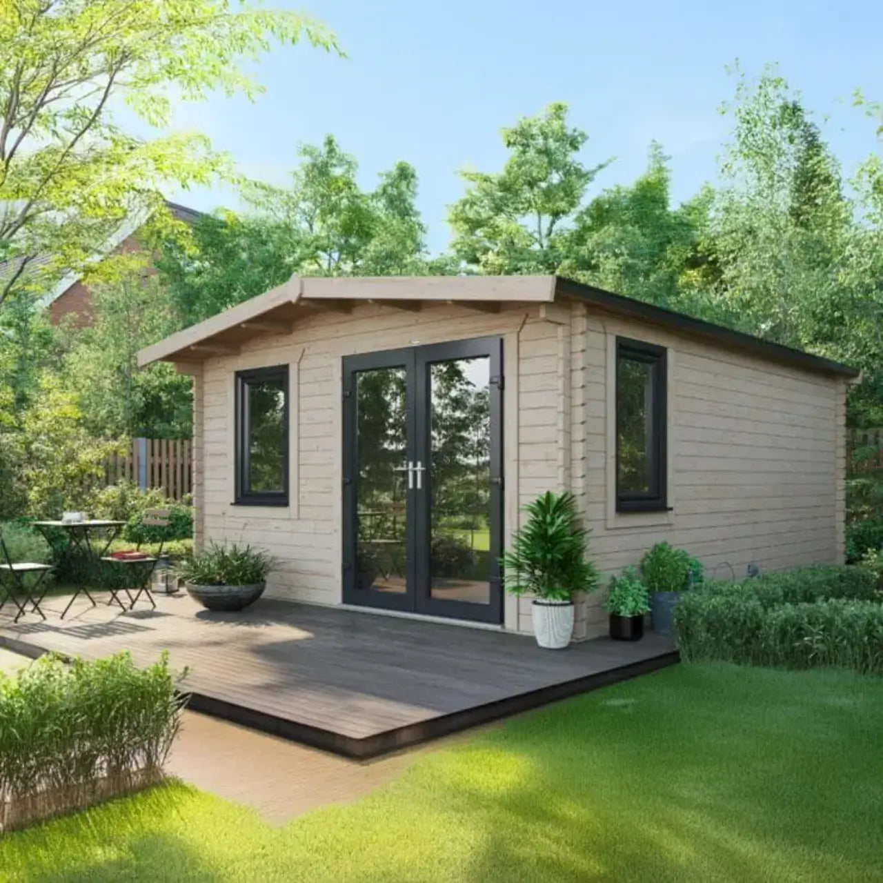 Powersheds Chalet Log Cabin - 44mm