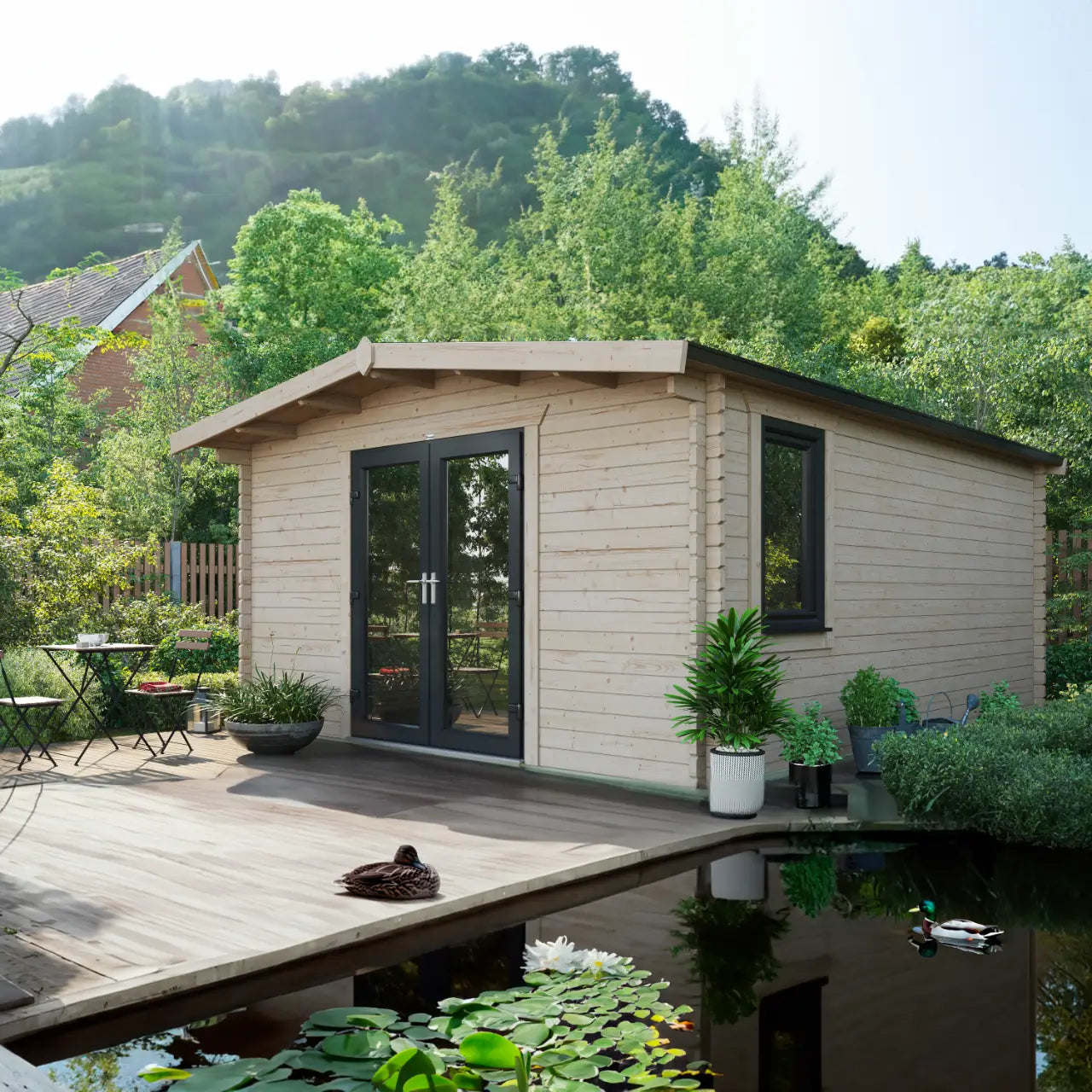 Powersheds Chalet Log Cabin - 44mm