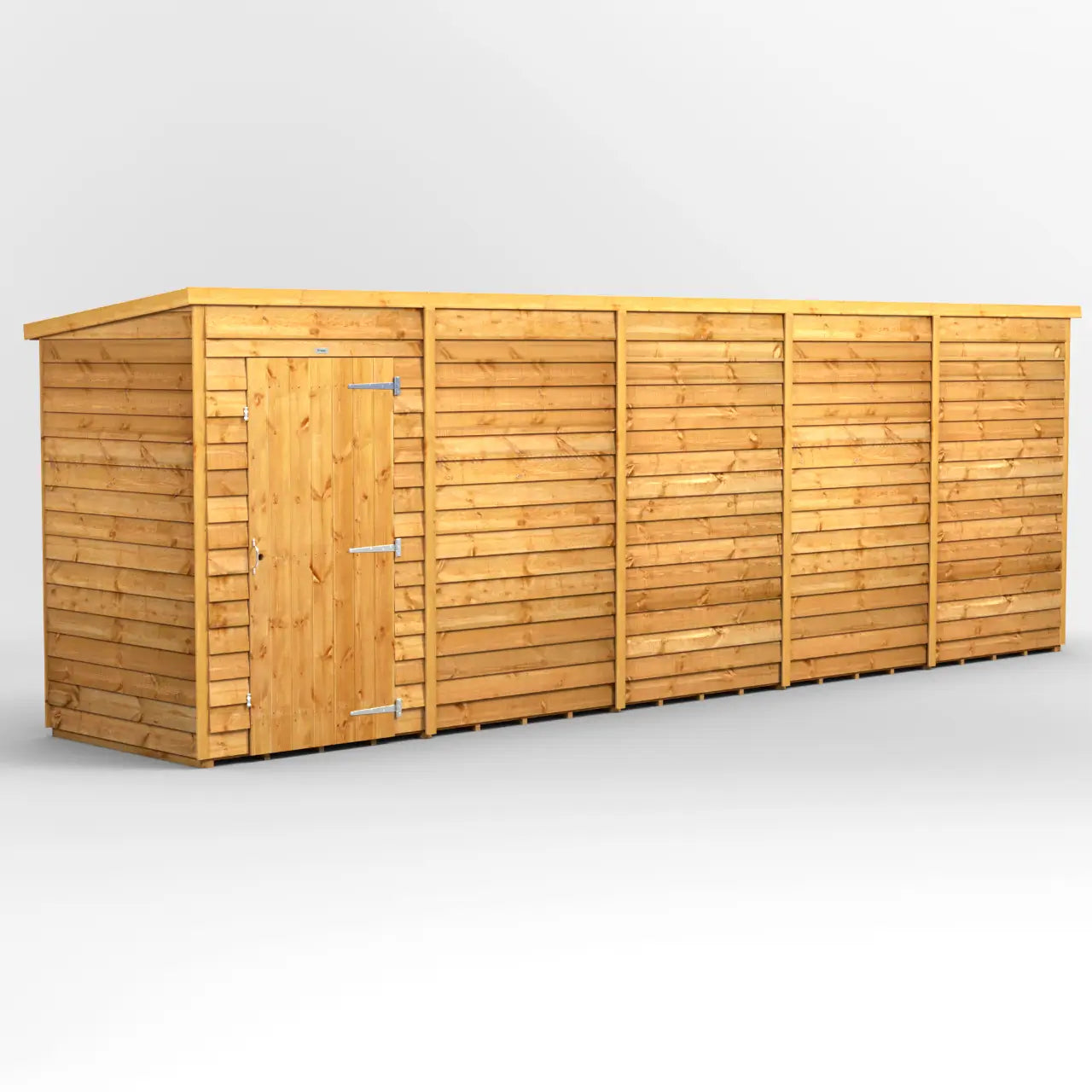 Powersheds Overlap Pent Windowless Shed