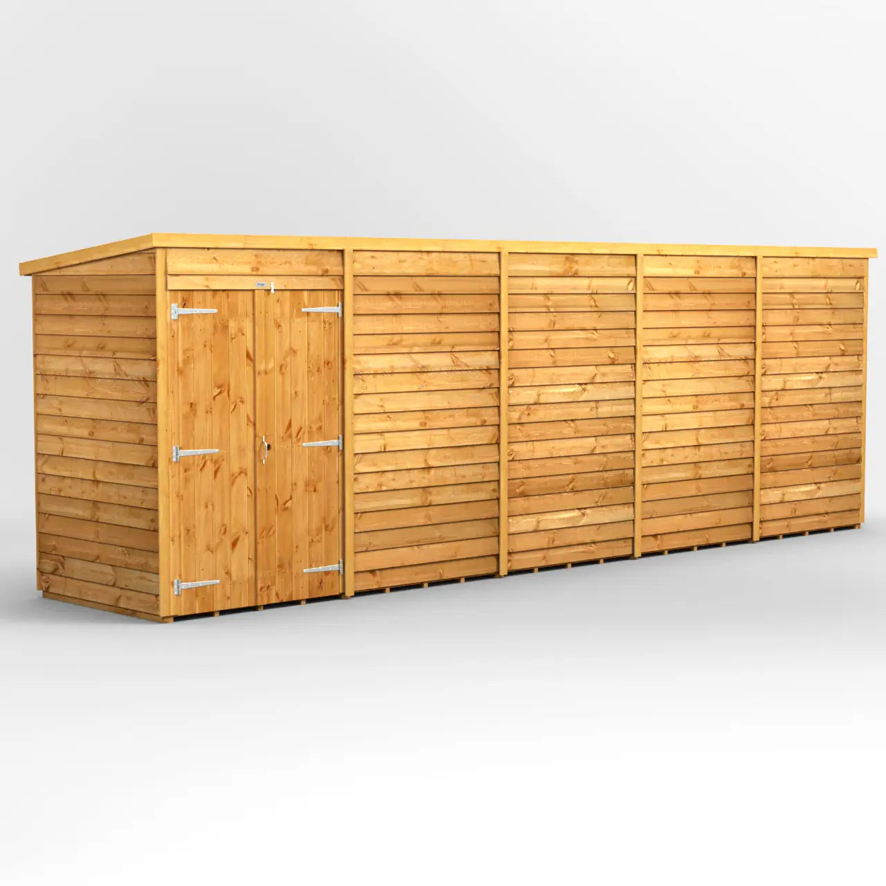 Powersheds Overlap Pent Windowless Shed