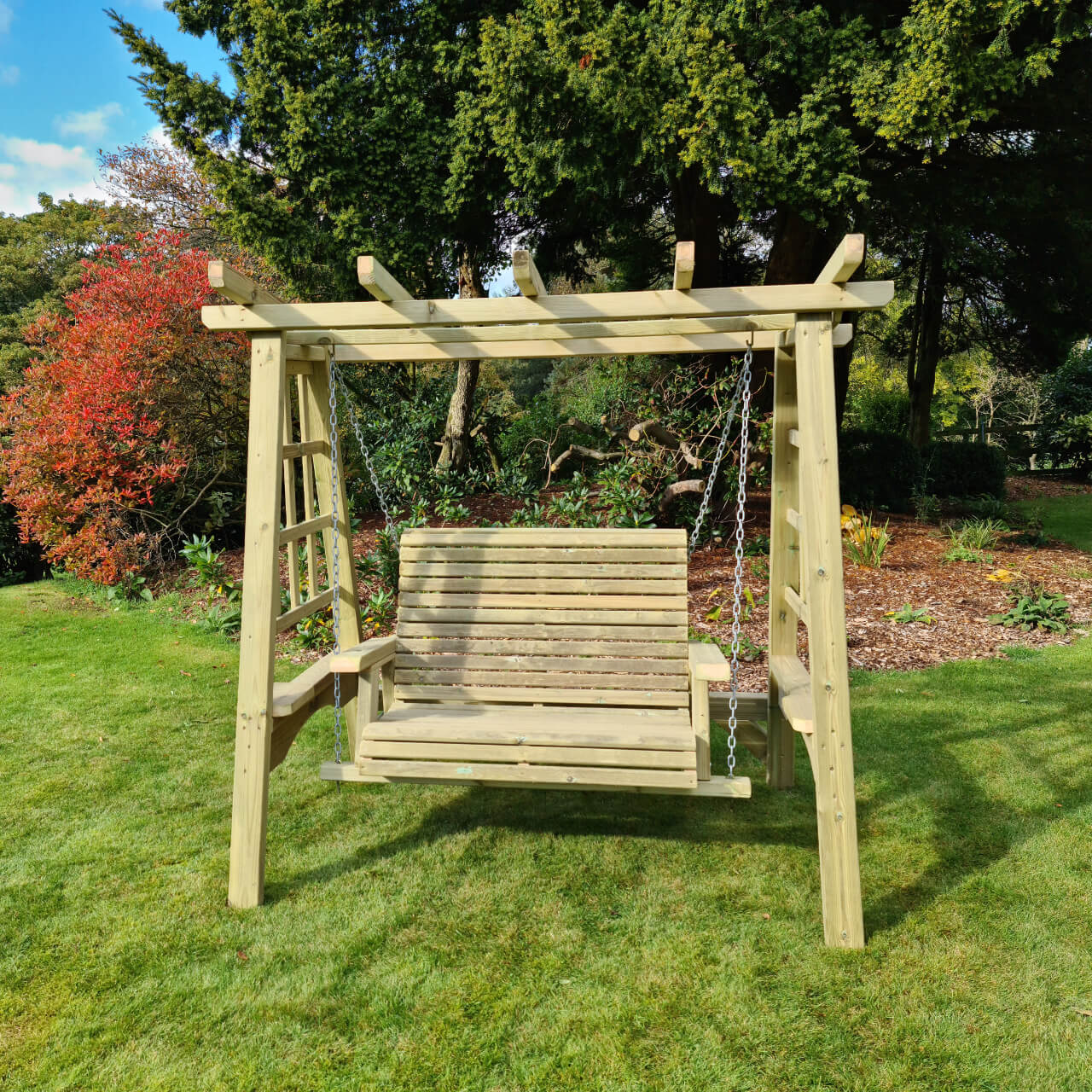 Churnet Valley Pergola Seat Swing