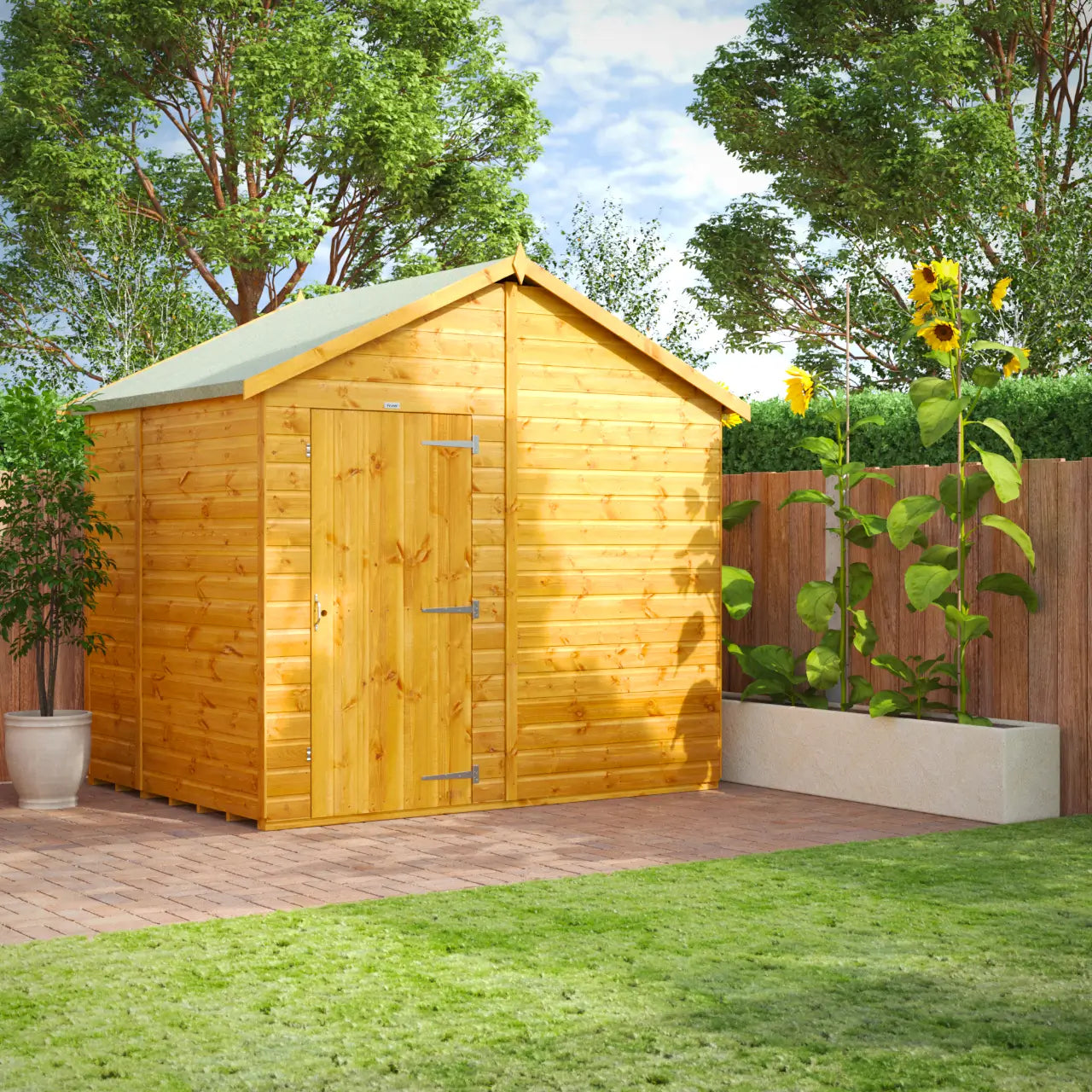 Powersheds Apex Windowless Shed