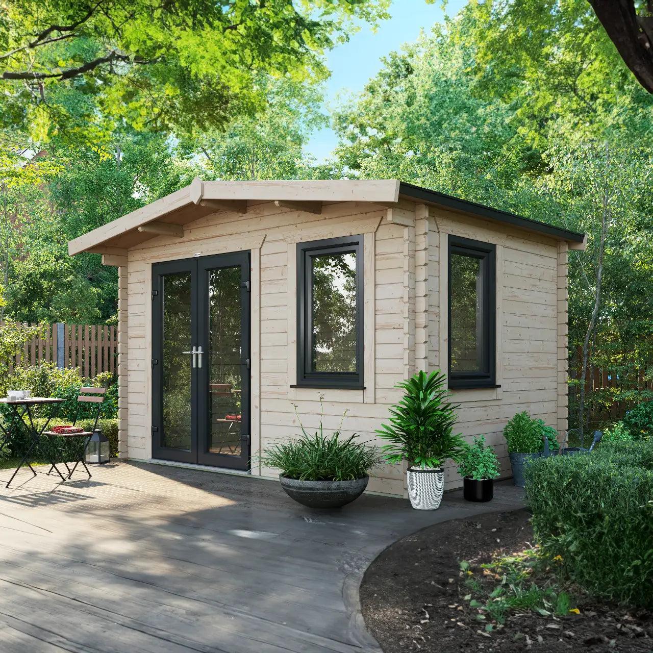 Powersheds Chalet Log Cabin - 44mm
