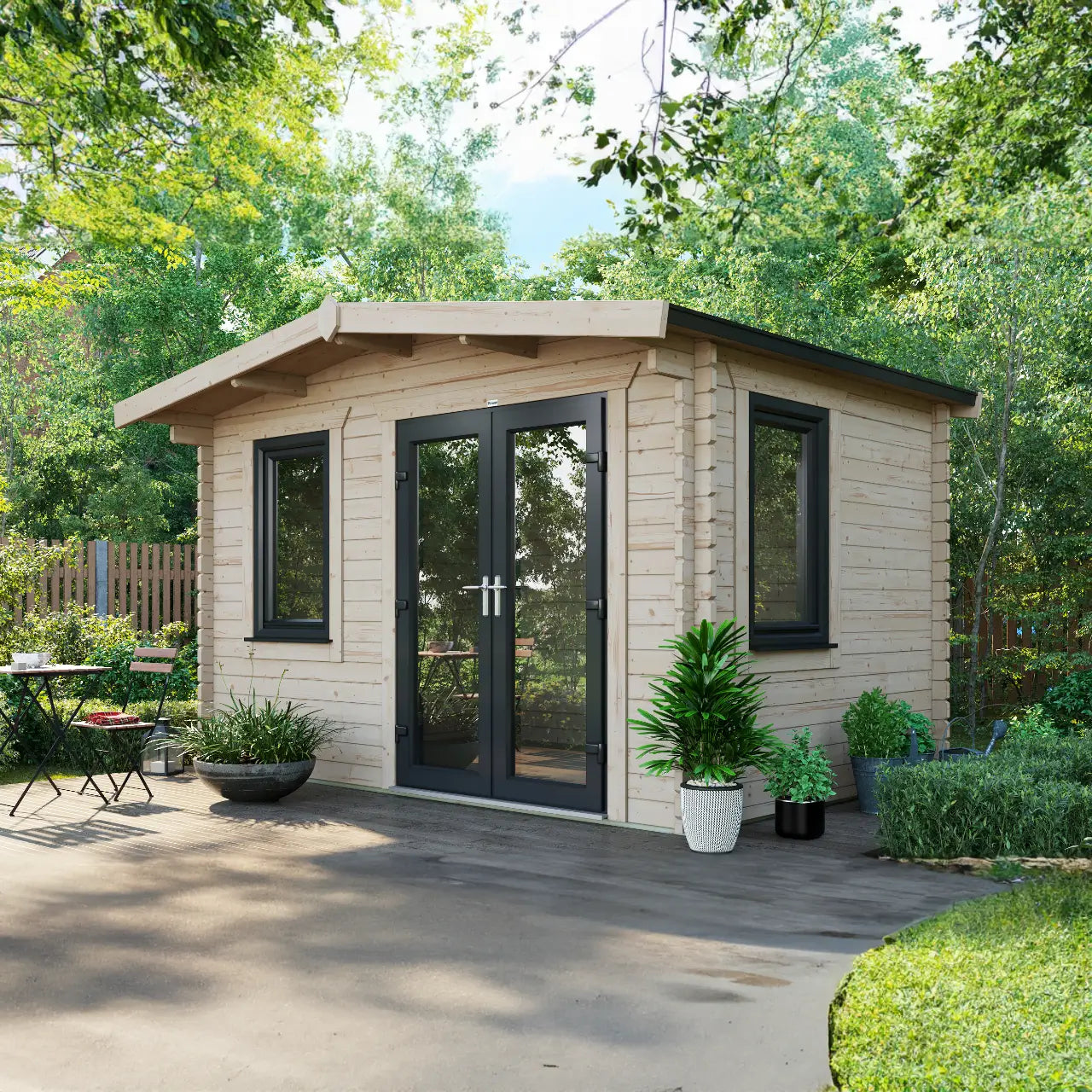 Powersheds Chalet Log Cabin - 44mm