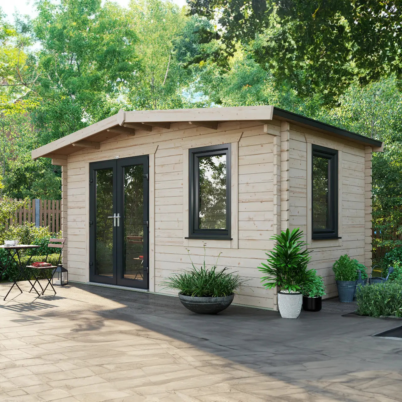 Powersheds Chalet Log Cabin - 44mm