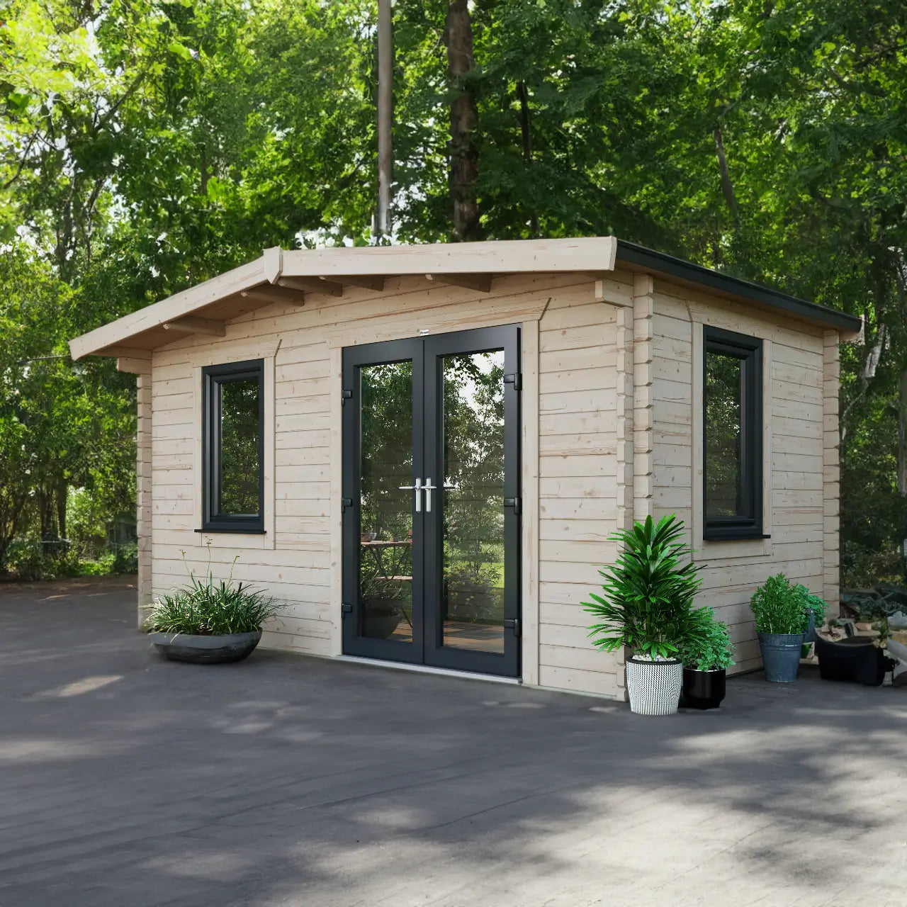 Powersheds Chalet Log Cabin - 44mm