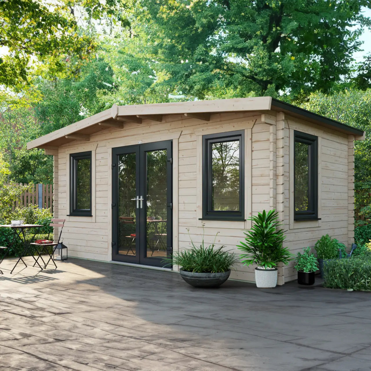 Powersheds Chalet Log Cabin - 44mm