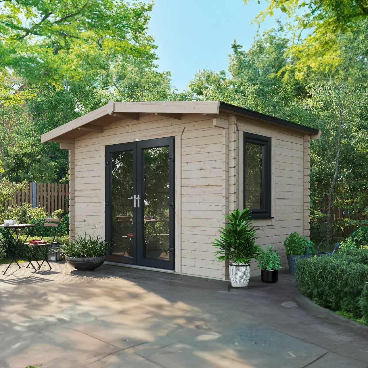 Powersheds Chalet Log Cabin - 44mm