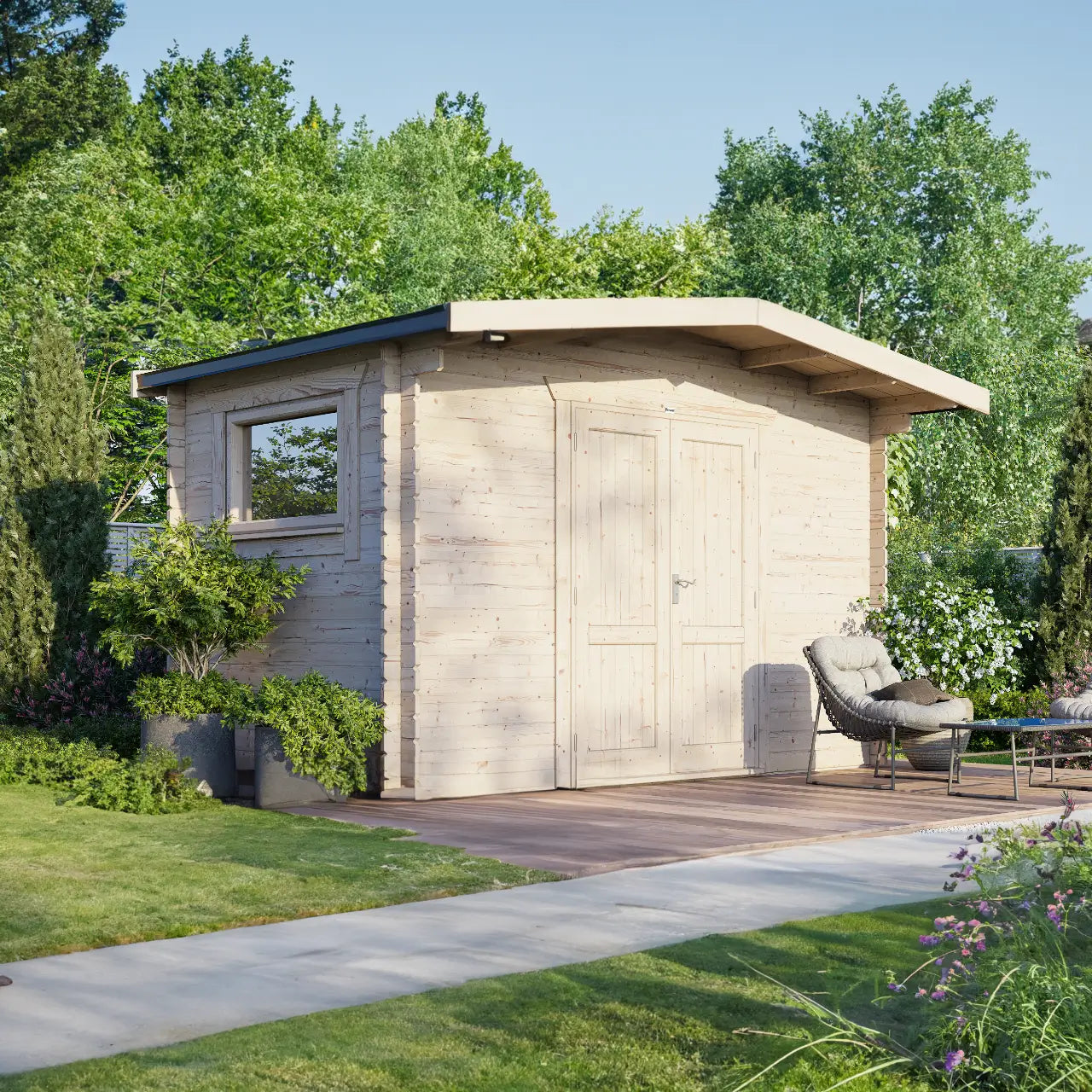 Powersheds Chalet Workshop Log Cabin