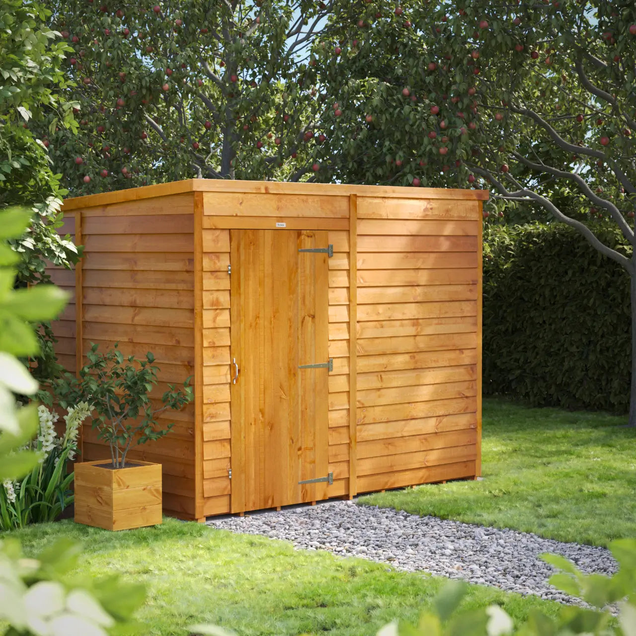 Powersheds Overlap Pent Windowless Shed