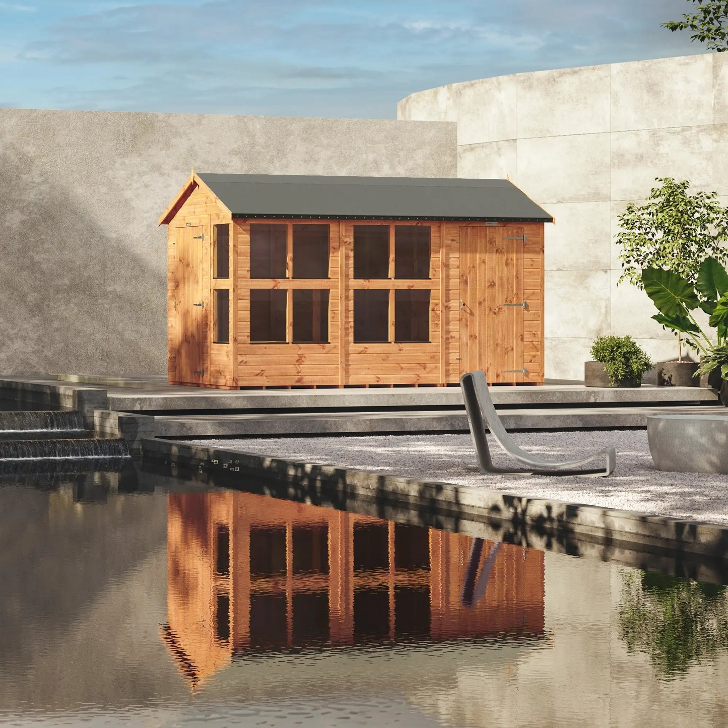 Powersheds Apex Potting Shed Combi