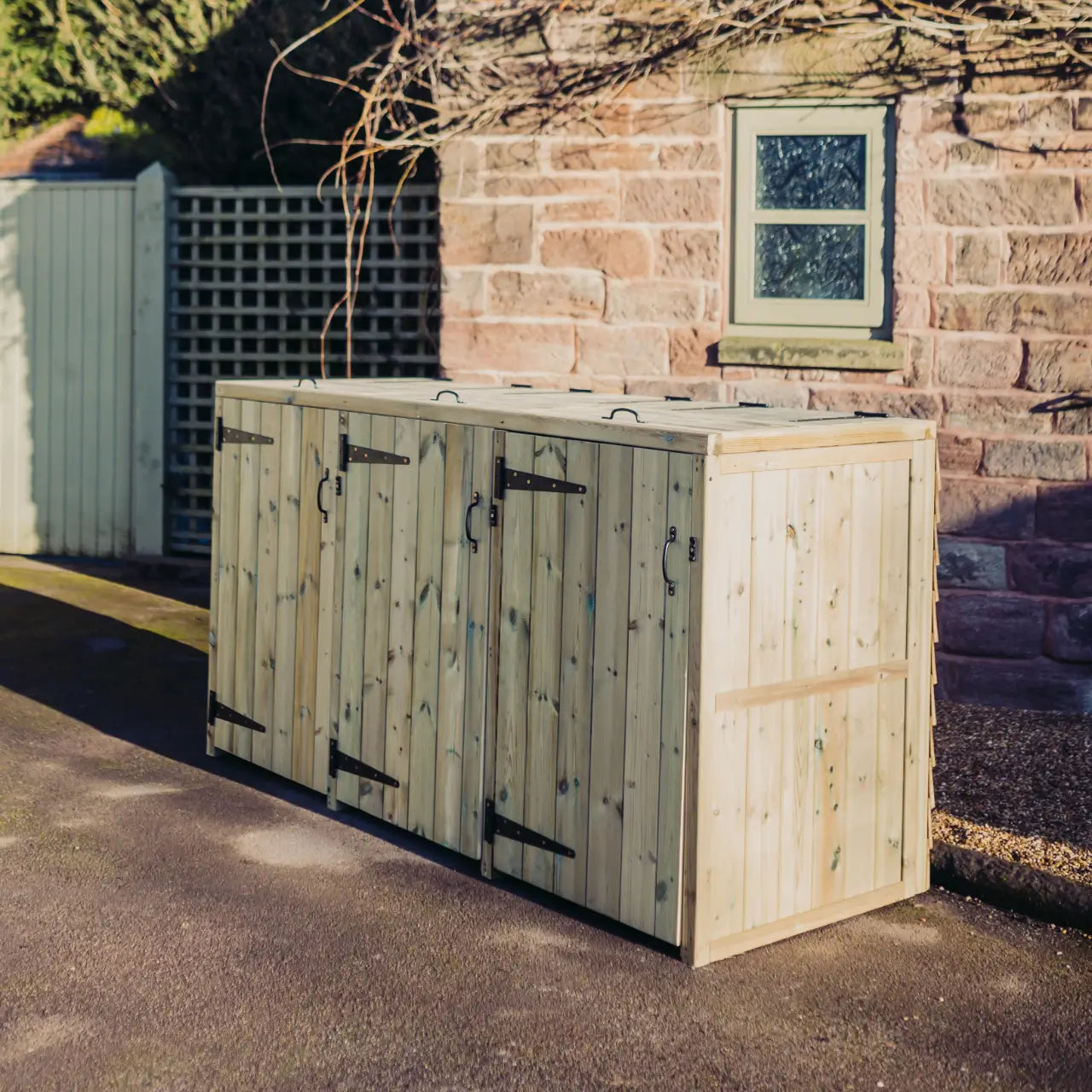 Churnet Valley Deluxe Wheelie Bin Store