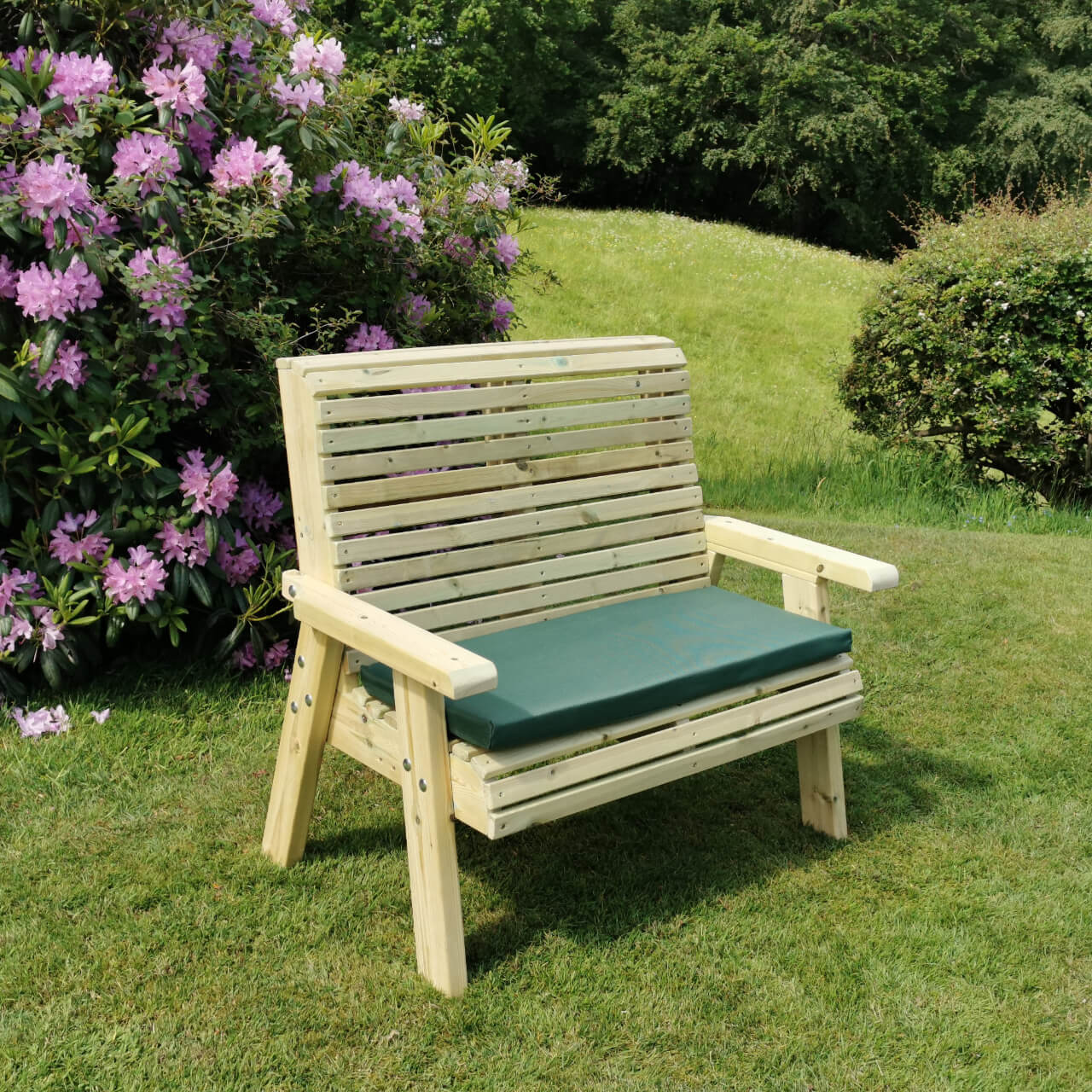 Churnet Valley Ergonomic 2 Seater Bench