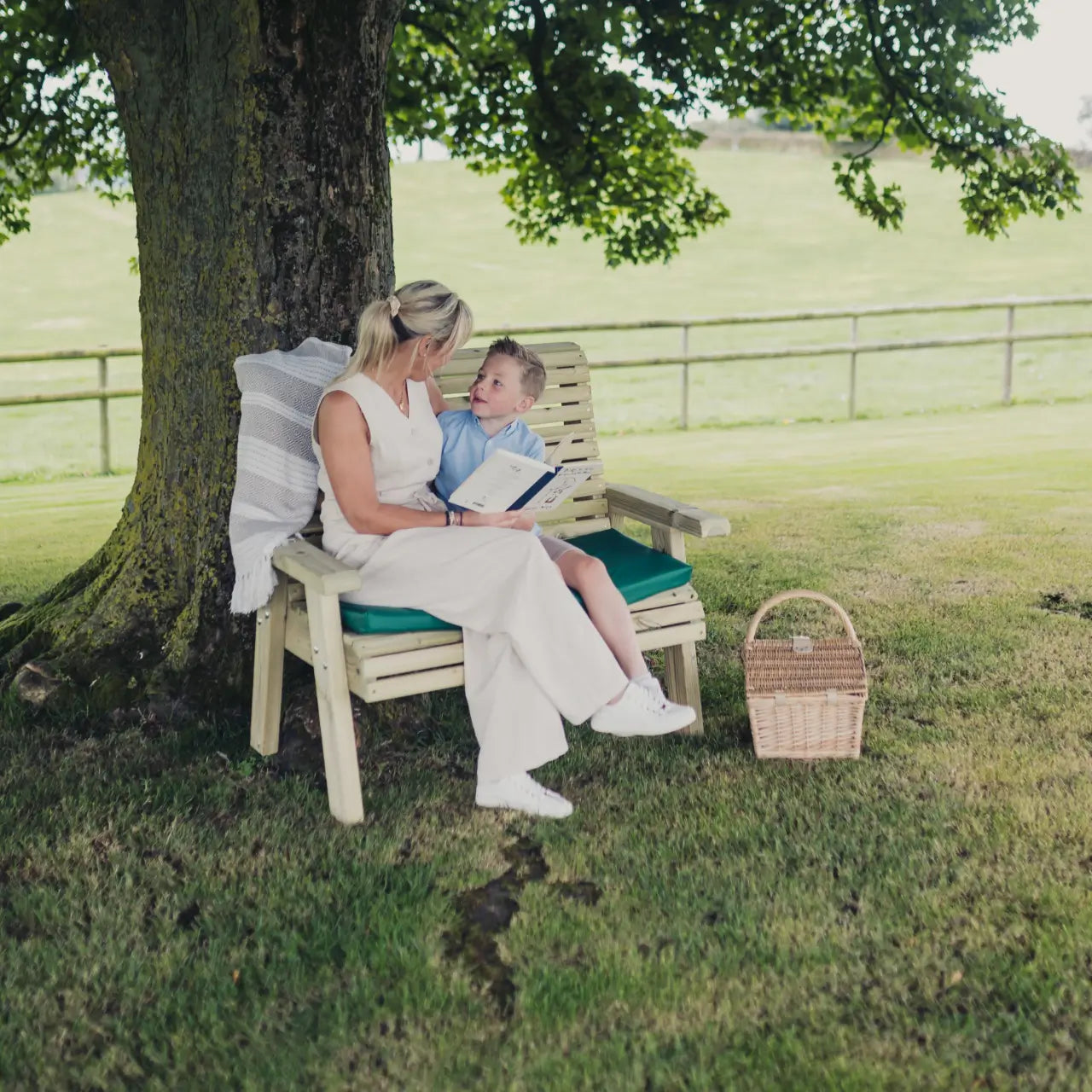Churnet Valley Ergonomic 2 Seater Bench