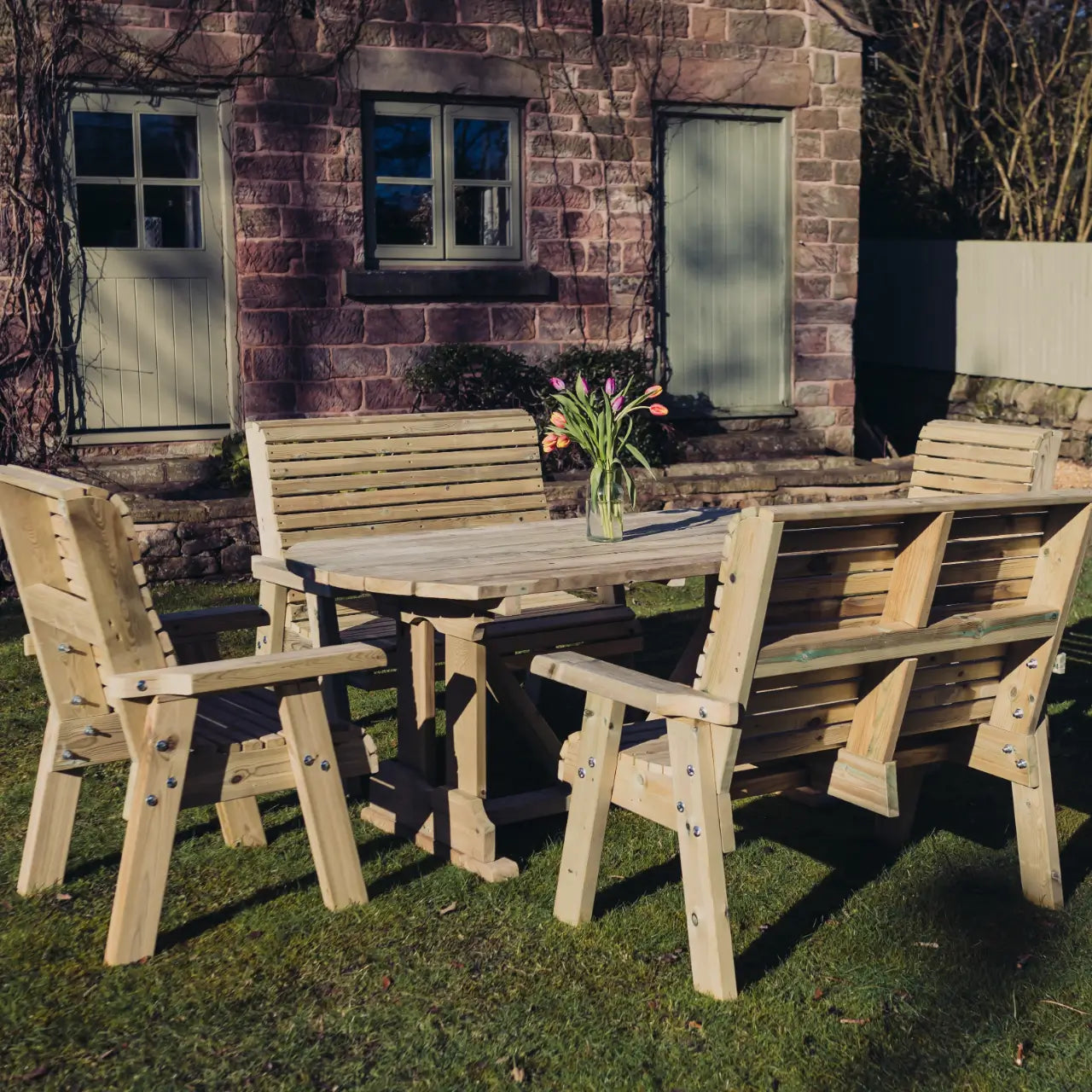 Churnet Valley Ergo 8 Seat Table Set