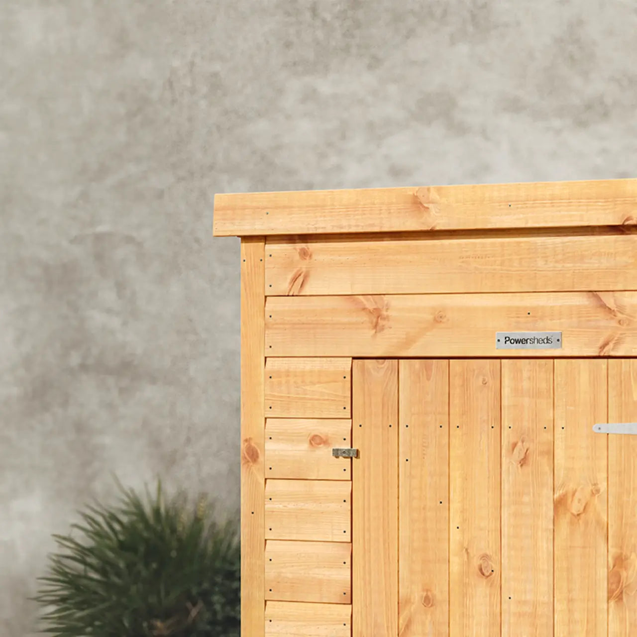Powersheds Pent Windowless Shed