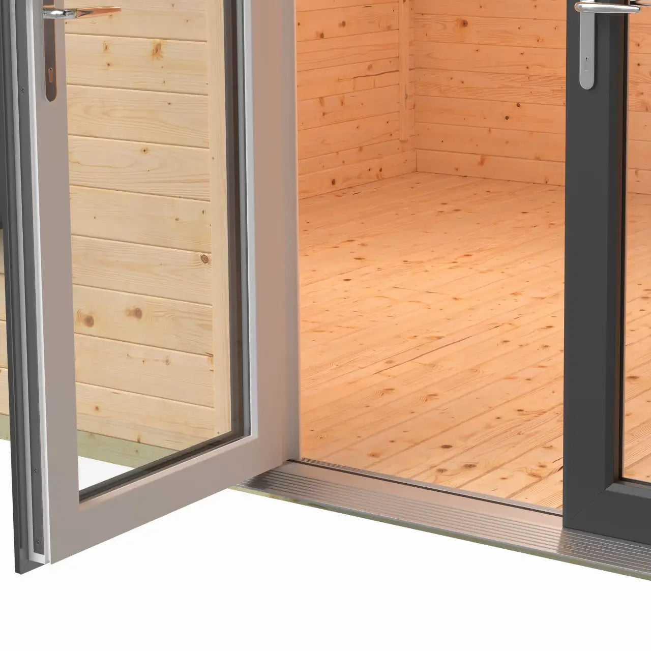 Powersheds Apex Log Cabin - 44mm